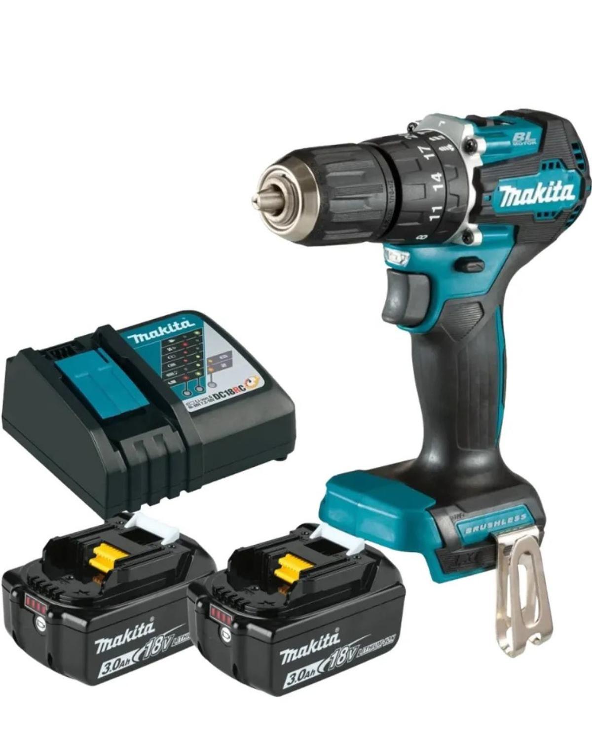 Kit Taladro Percutor Makita DHP490RFX2 - 2 Bat y Cargador-3
