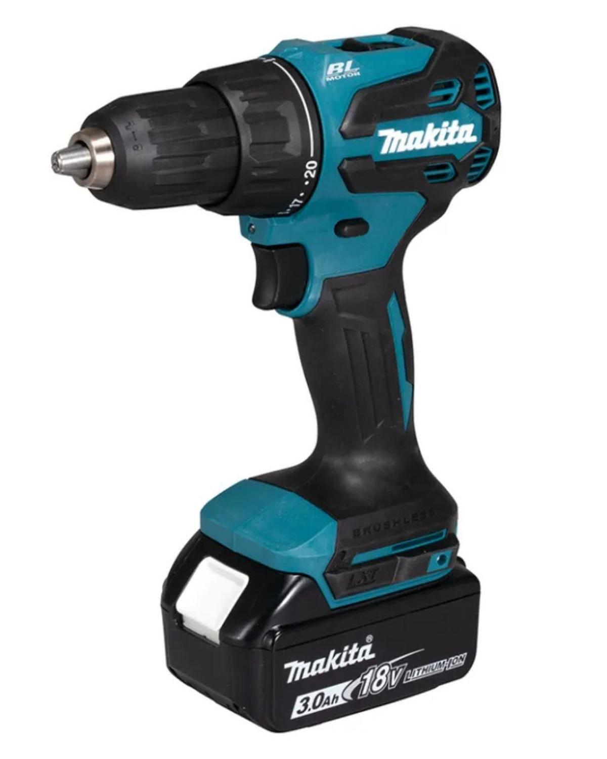 Kit Taladro Percutor Makita DHP490RFX2 - 2 Bat y Cargador-4