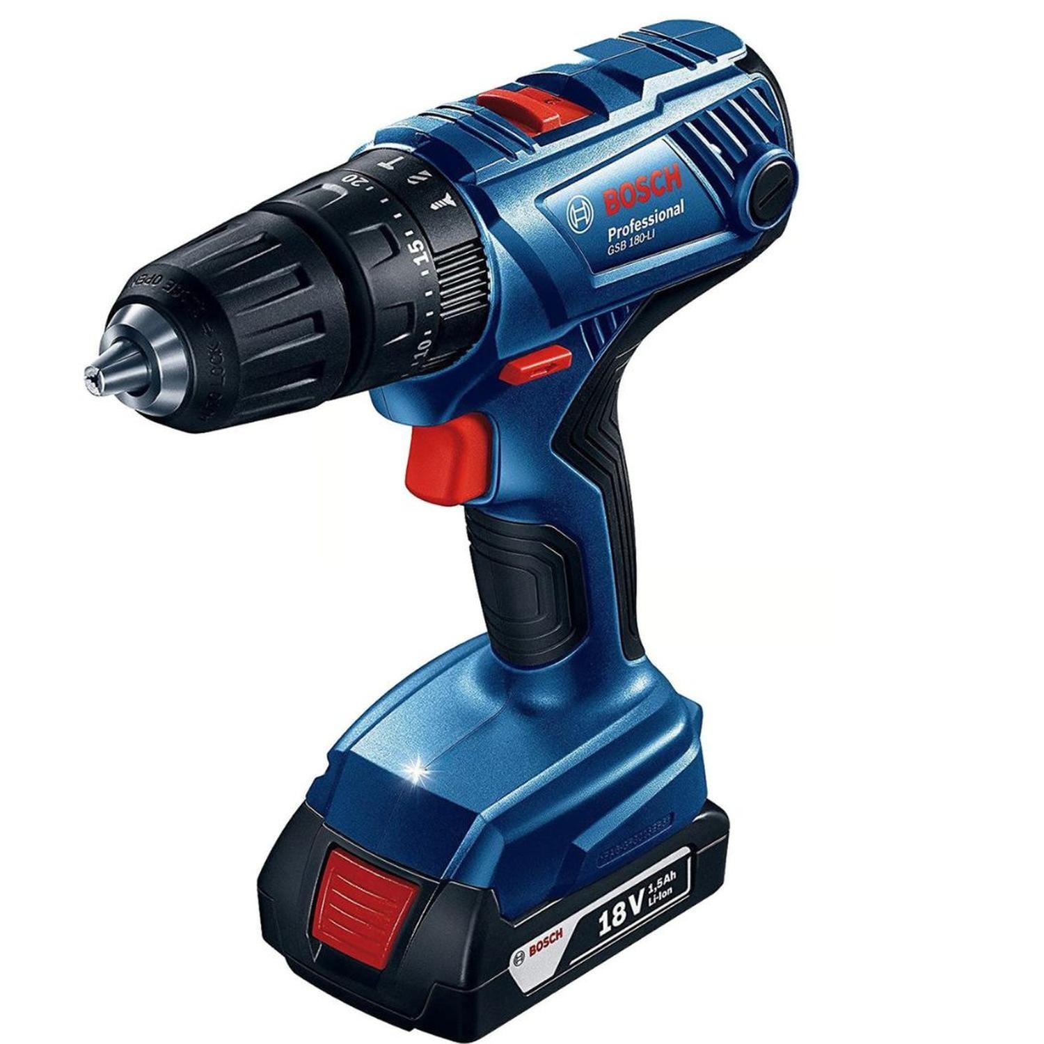 Taladro Percutor Inalambrico Bosh Gsb 180-li C/envío-6