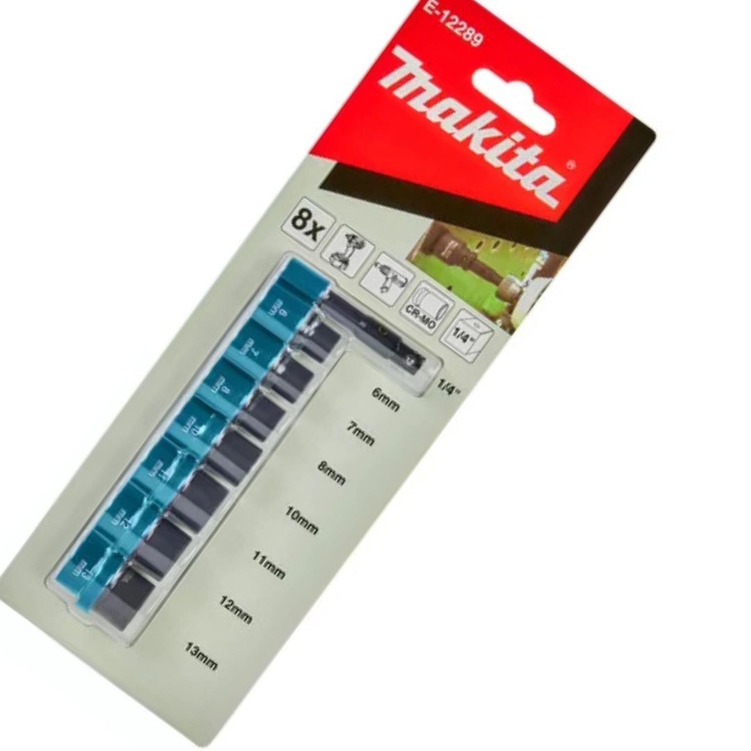 Set De Dados Makita Impacto Socket 8 Piezas E-12289-2