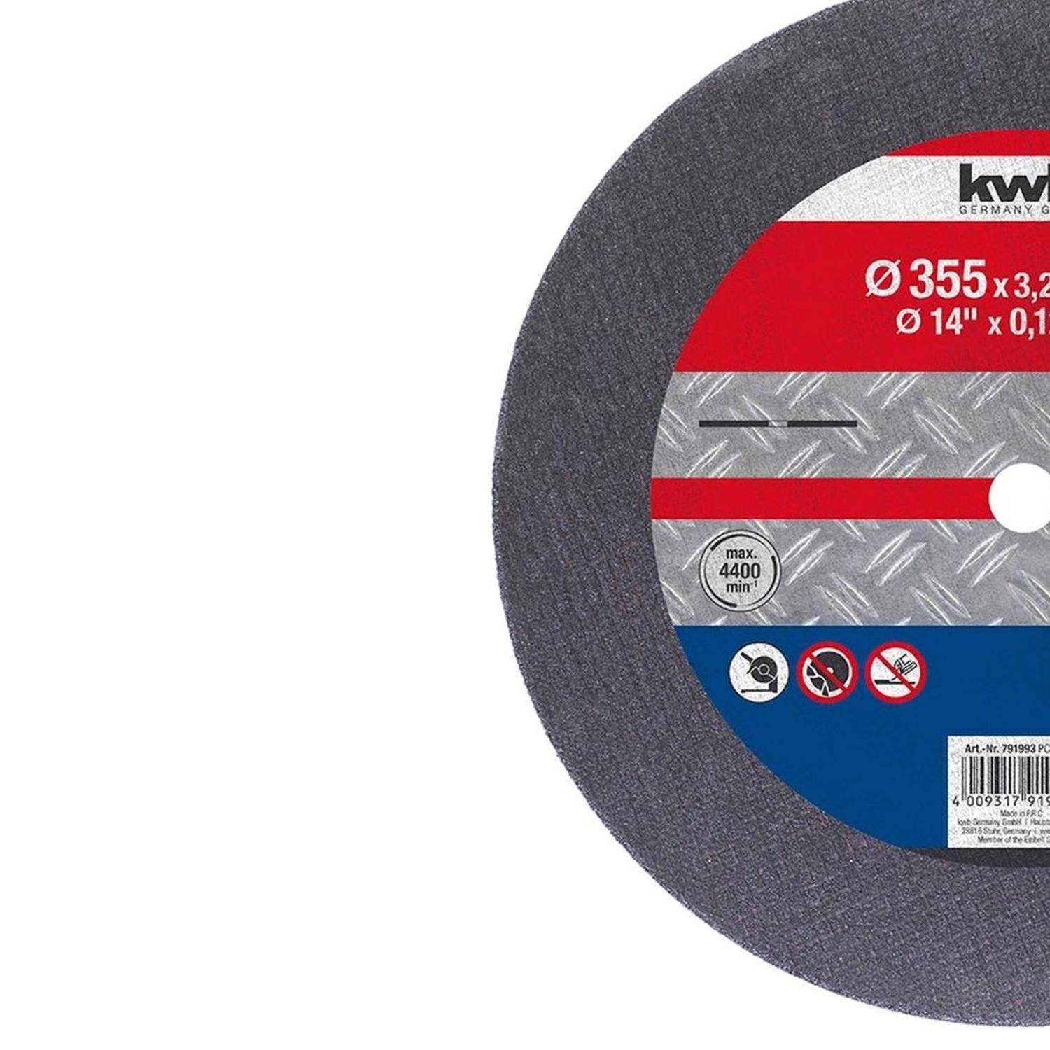 Disco Corte P/metal 355x25,4mm Kwb 791993-2