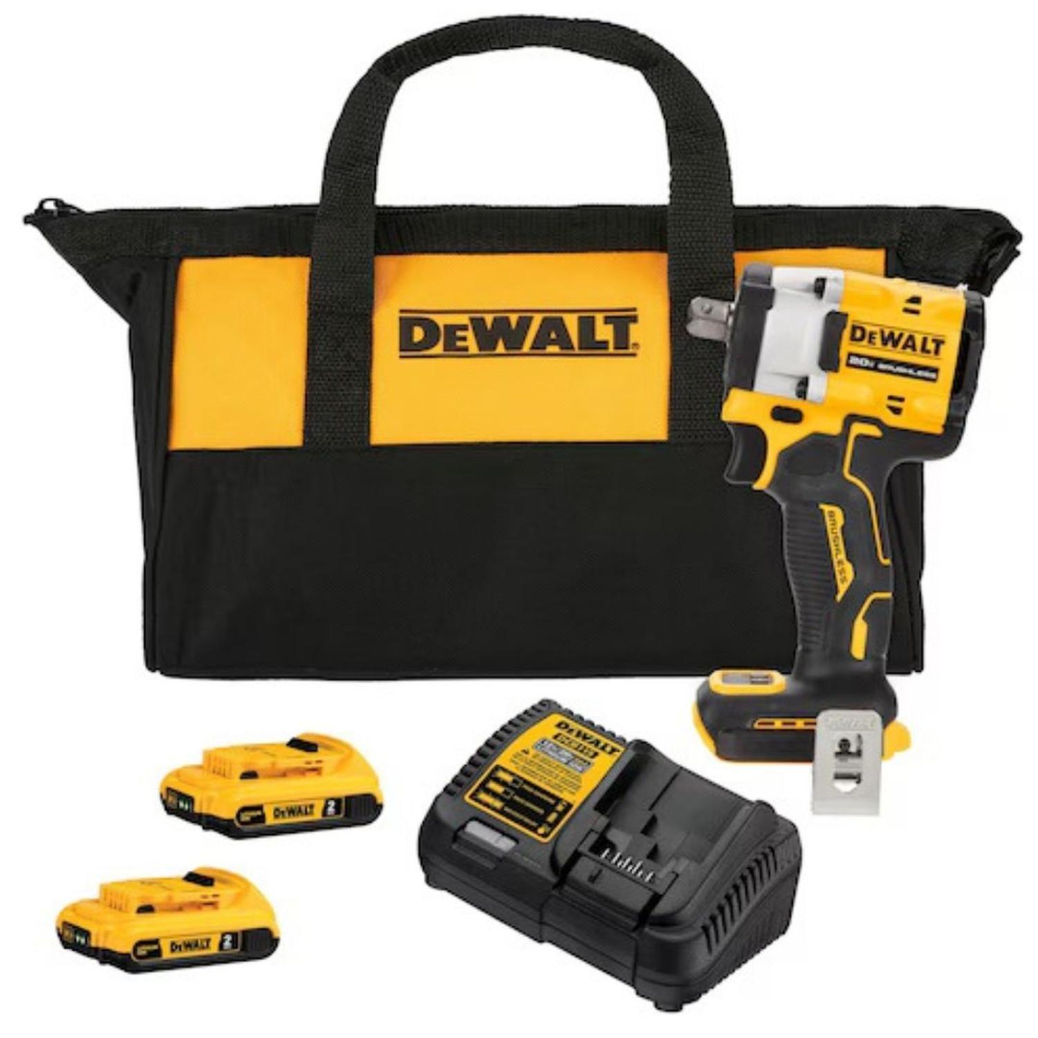 Kit Llave De Impacto 1/2 Atomic 20v Dewalt Dcf922d2-b2-0