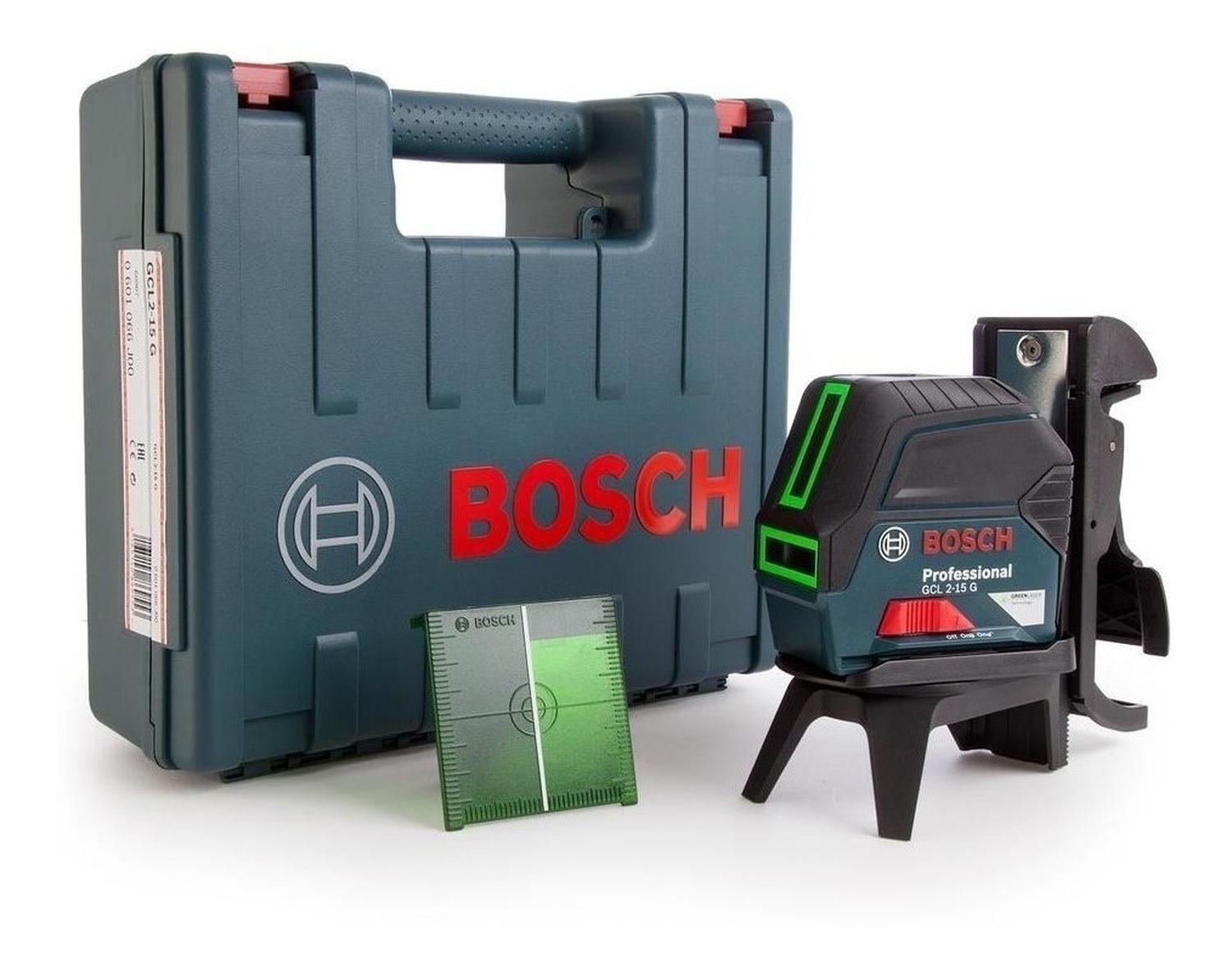 Nivel Lasér Verde Lineas Y Punto Bosch Gcl2-15g Envio Gratis-0