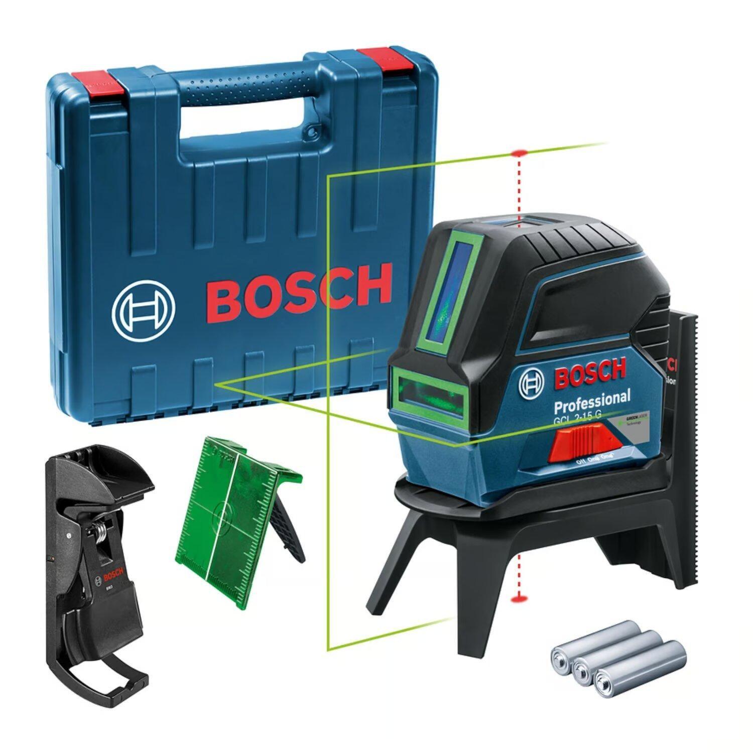 Nivel Lasér Verde Lineas Y Punto Bosch Gcl2-15g Envio Gratis-4