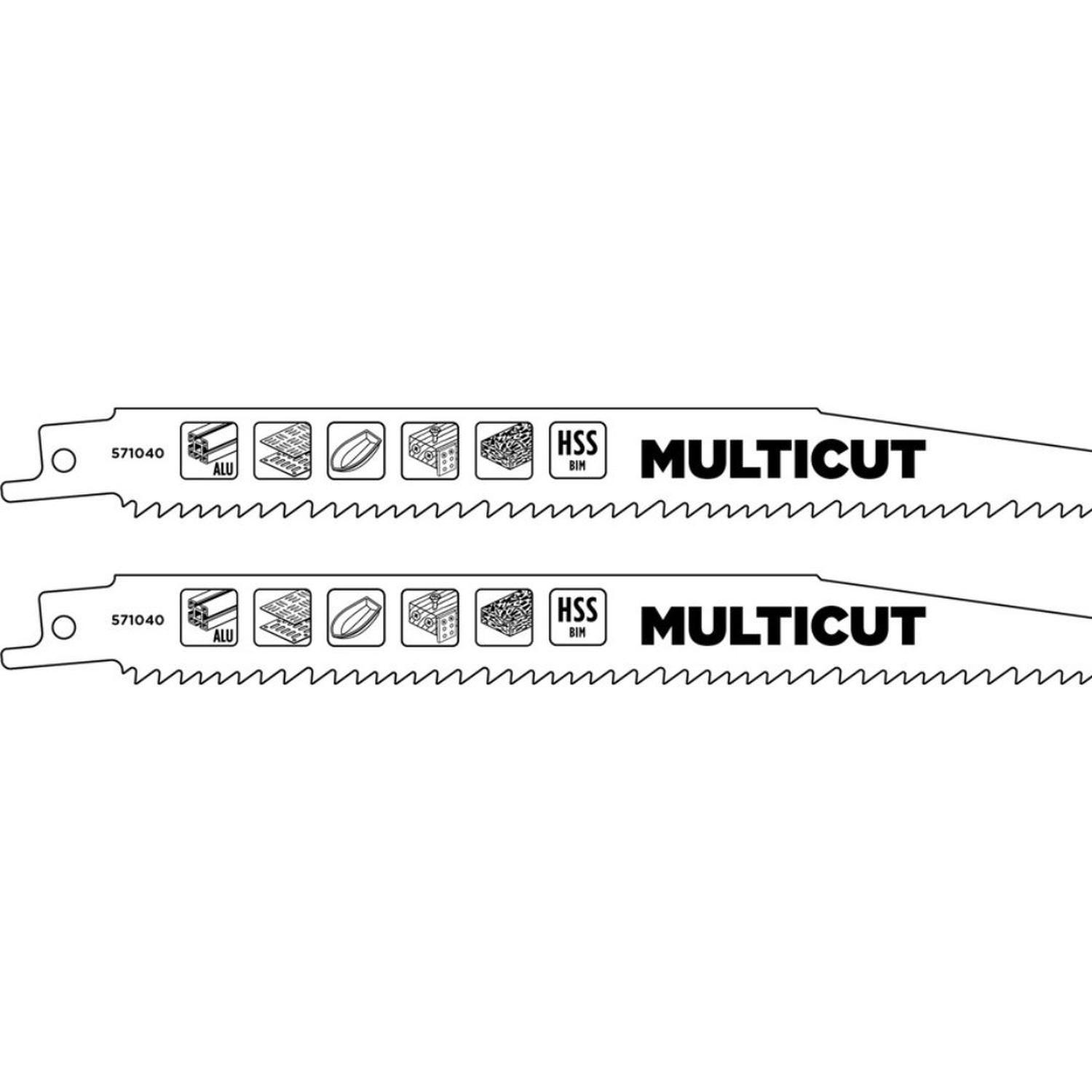 Set 2 Sierras Sables Bimetalicas 203 mm KWB 49571040-1