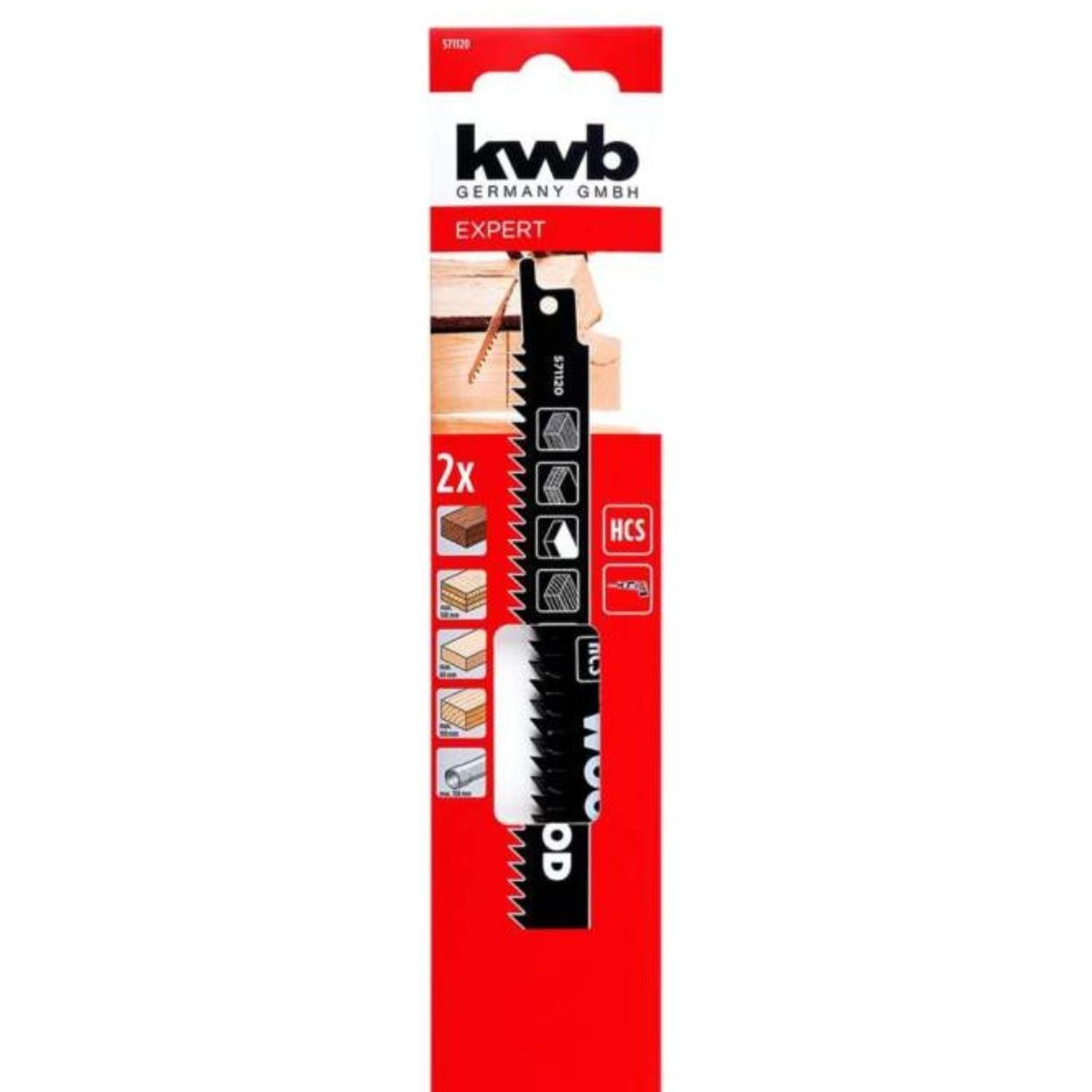 Set 2 Sierras Sables Para Madera 305 mm KWB 49571120-0
