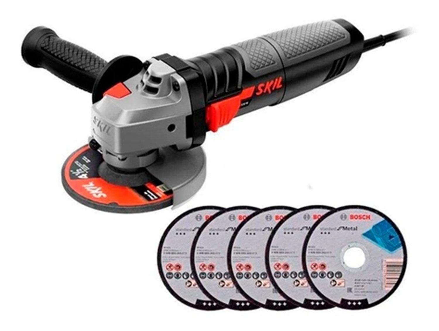 Esmeril Angular Skil 9004 + 5 Discos-0
