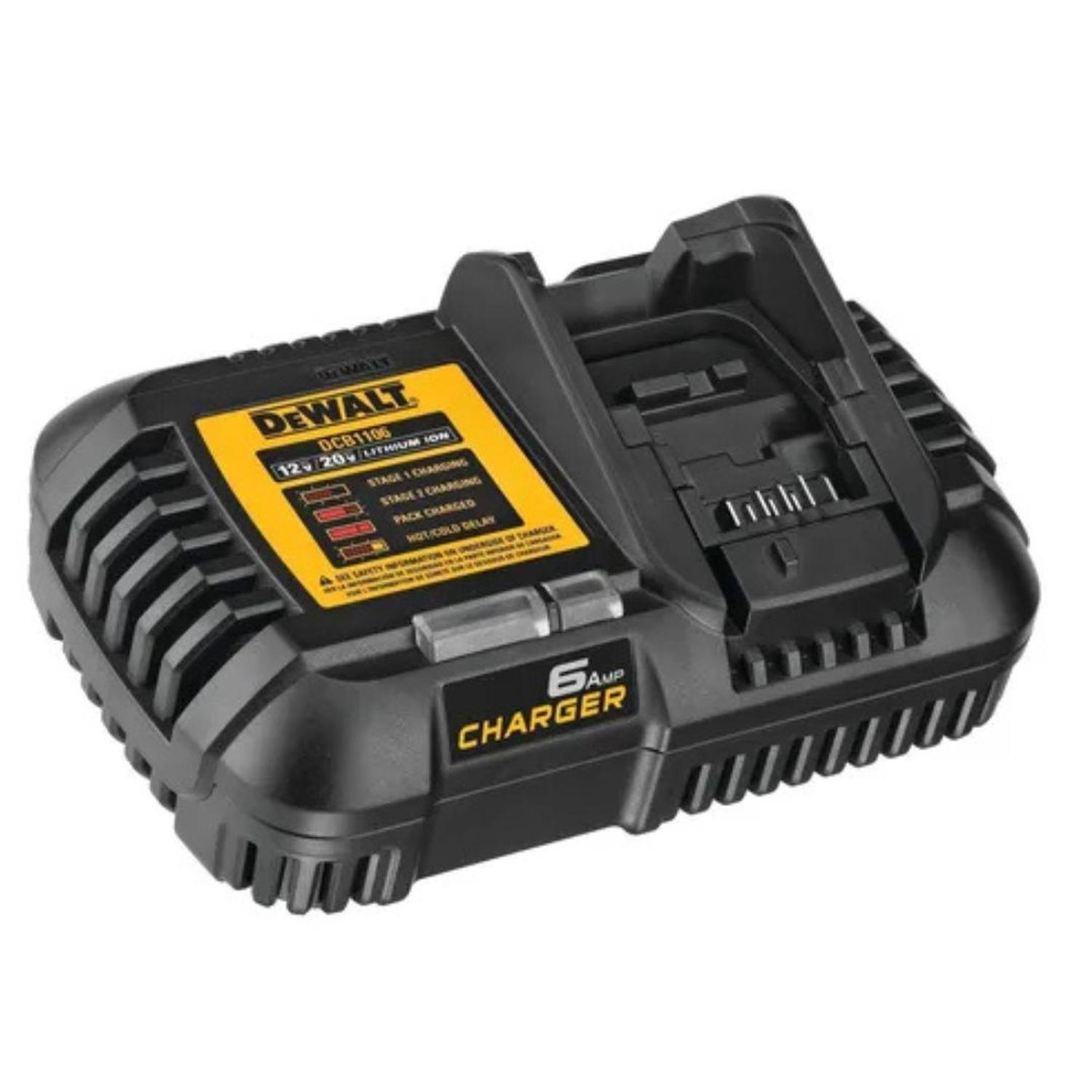 Cargador Rápido Flexvolt 12v/20v/60v Max Dewalt Dcb1106-2