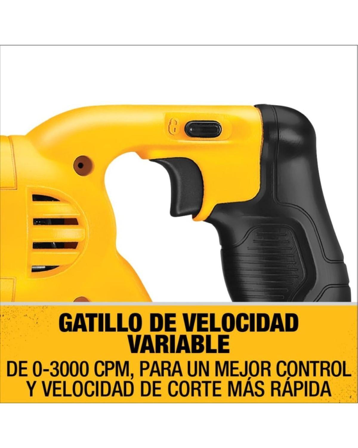 Sierra Sable Inalámbrica Dewalt Dcs380b-b3 Sin Baterías-4