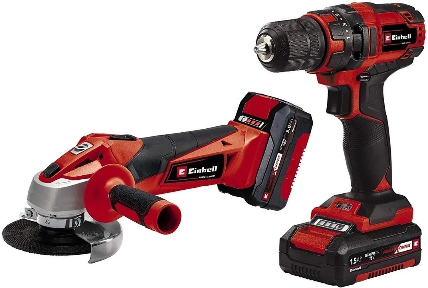 Kit Taladro Y Esmeril Einhell Tc-tk 18 Li Kit-0