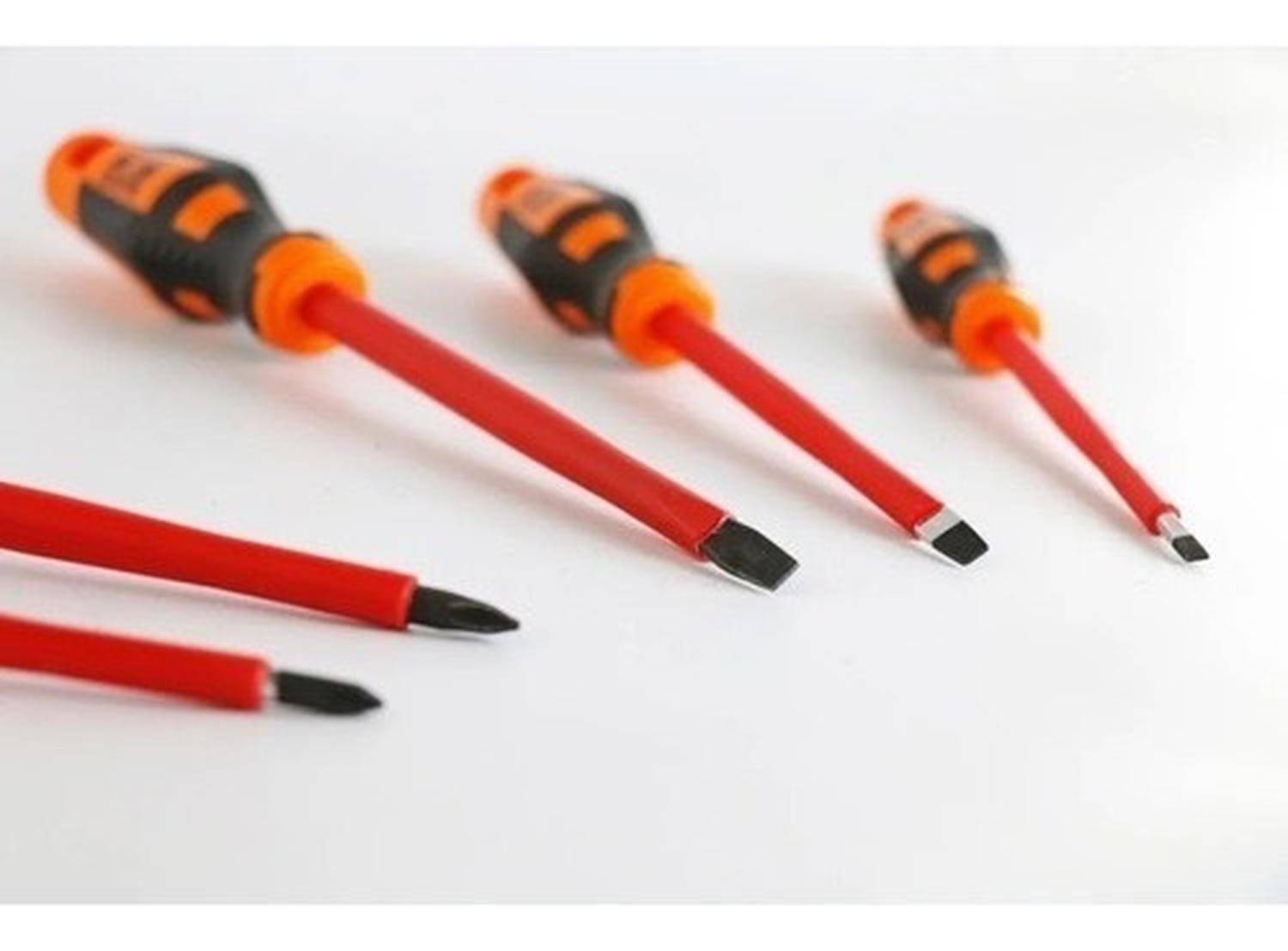 Juego De Destornilladores Aislados 1000v Bahco 5piezas-1