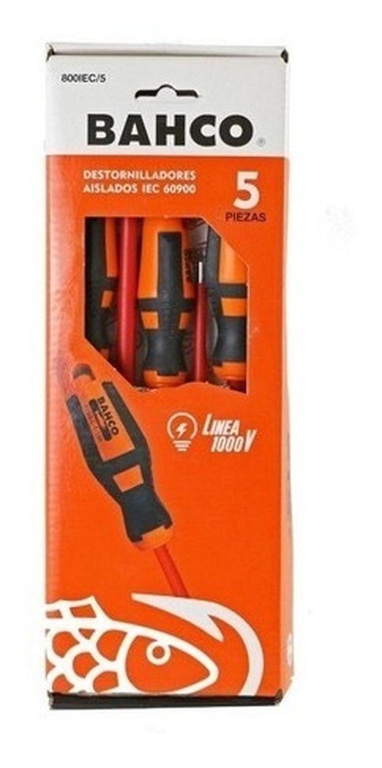 Juego De Destornilladores Aislados 1000v Bahco 5piezas-2