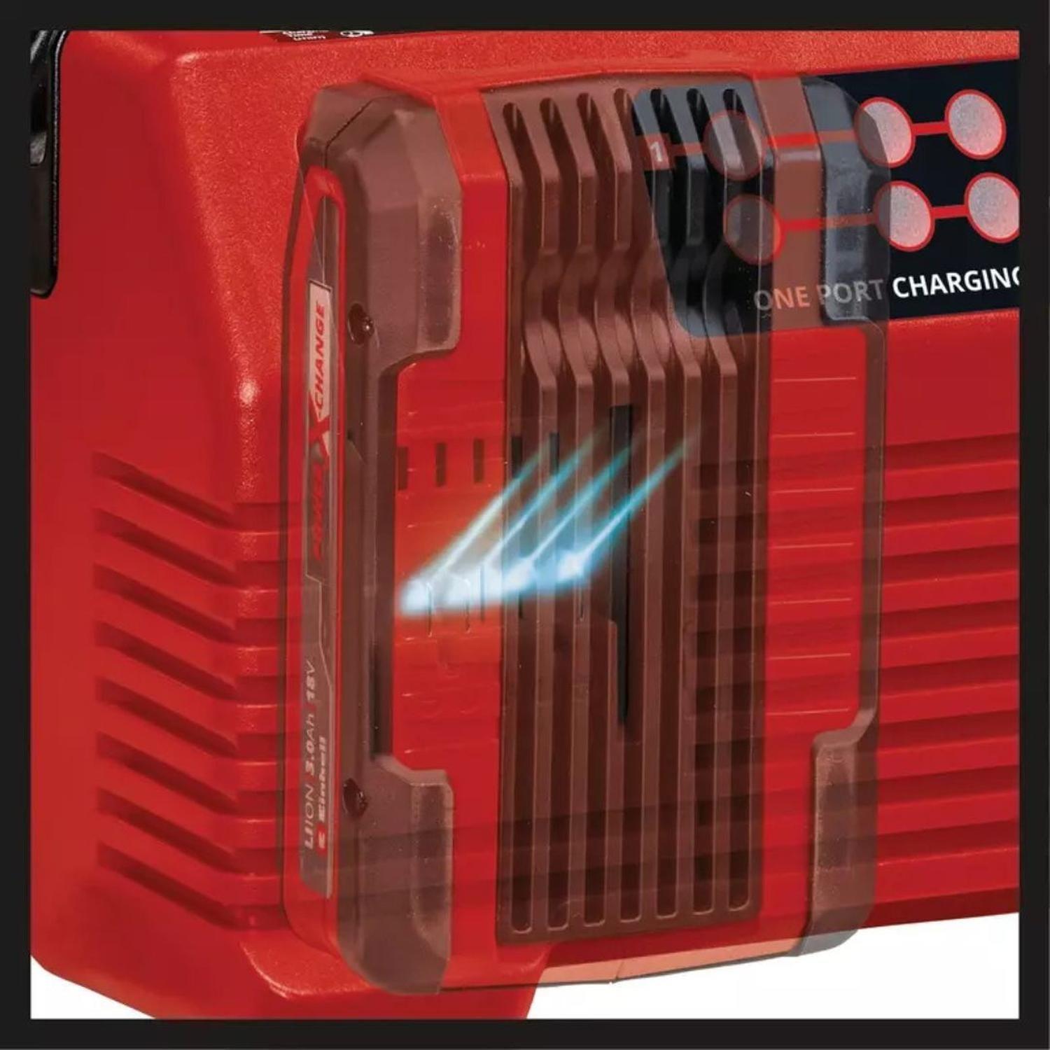 Cargador Einhell 2×2 Power X-quattrocharger 4a-3