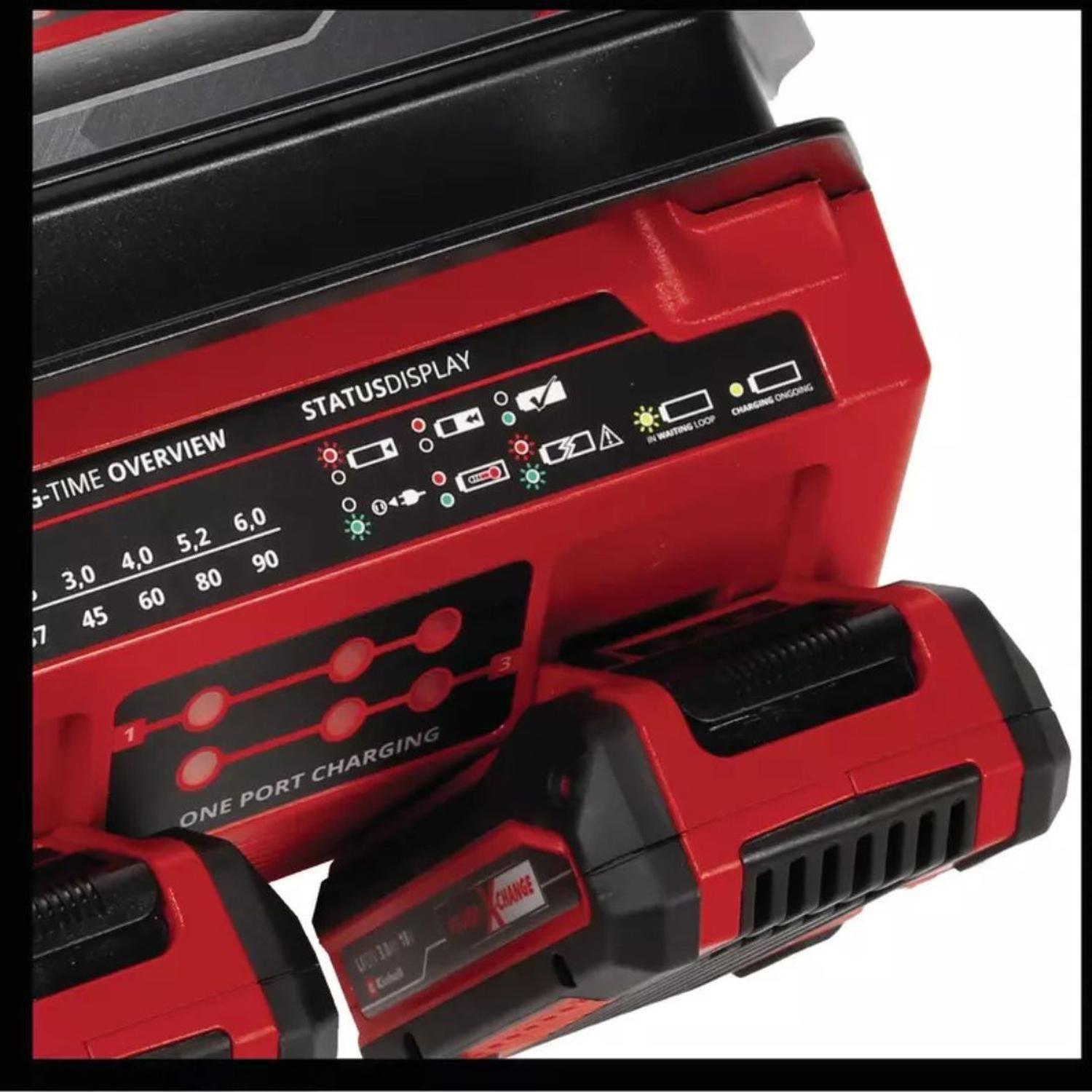 Cargador Einhell 2×2 Power X-quattrocharger 4a-4