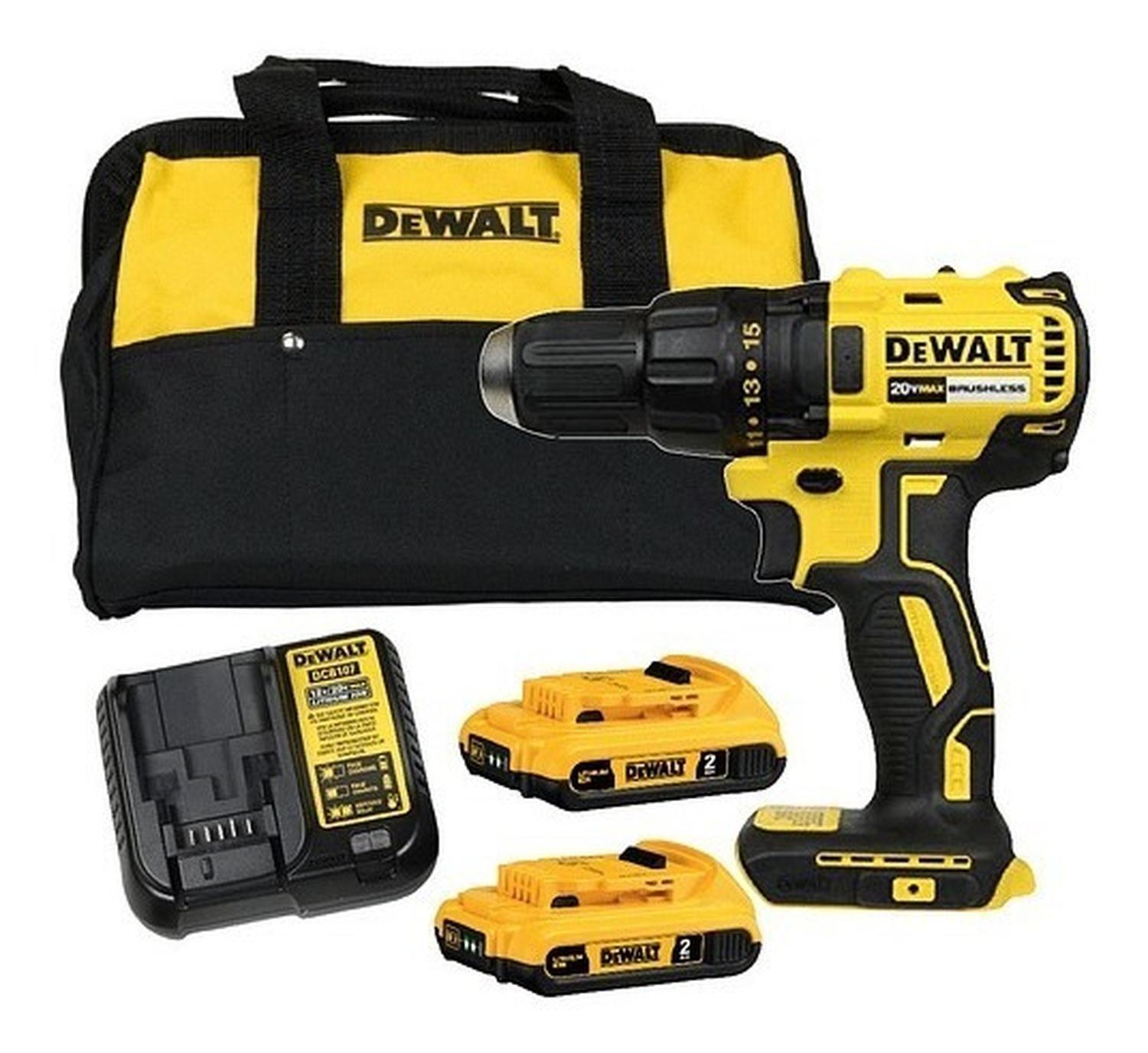 Kit Taladro Dewalt Dcd777 20v-0