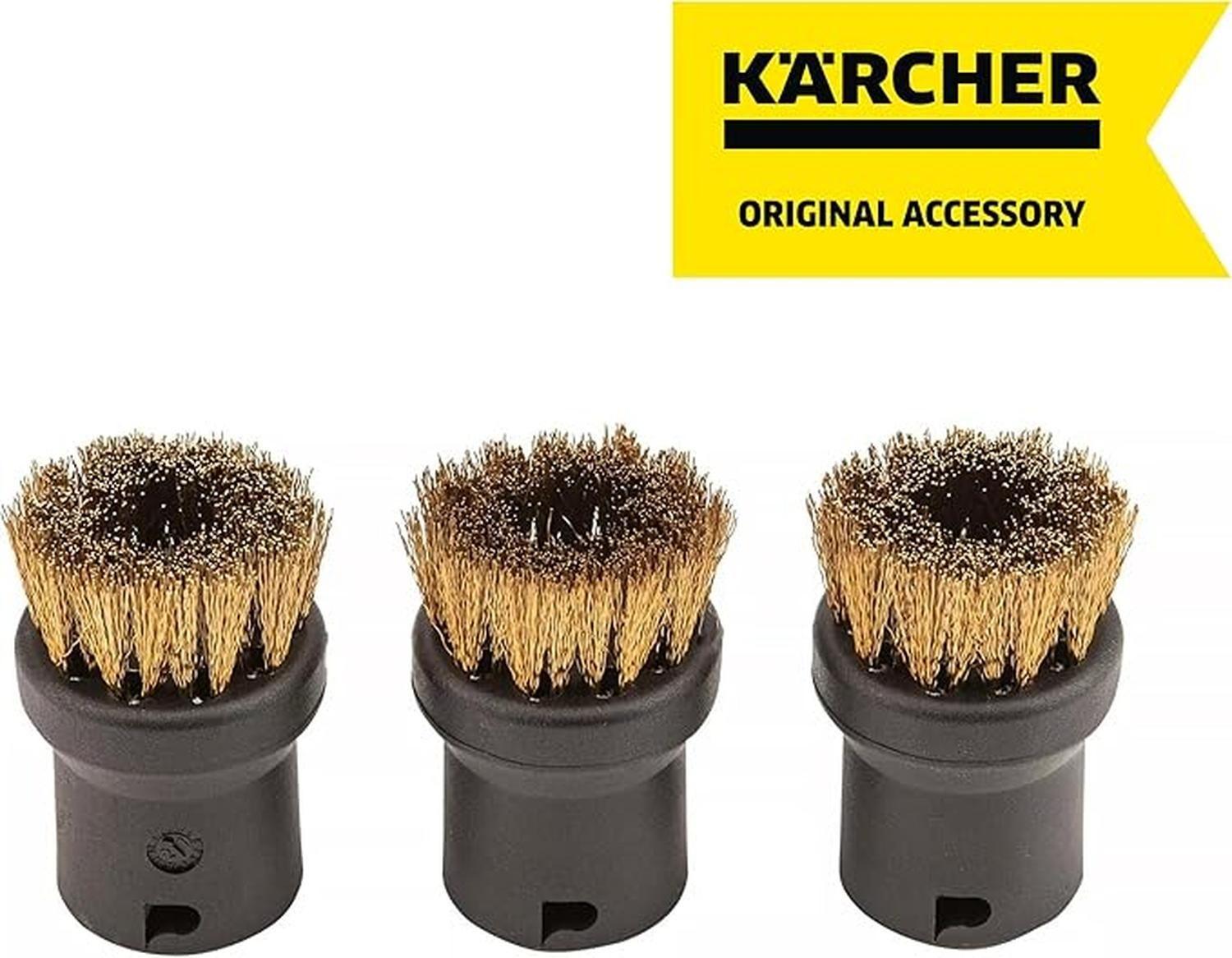 Set 3 Cepillos Metálicos Para Vaporizadora Karcher-2