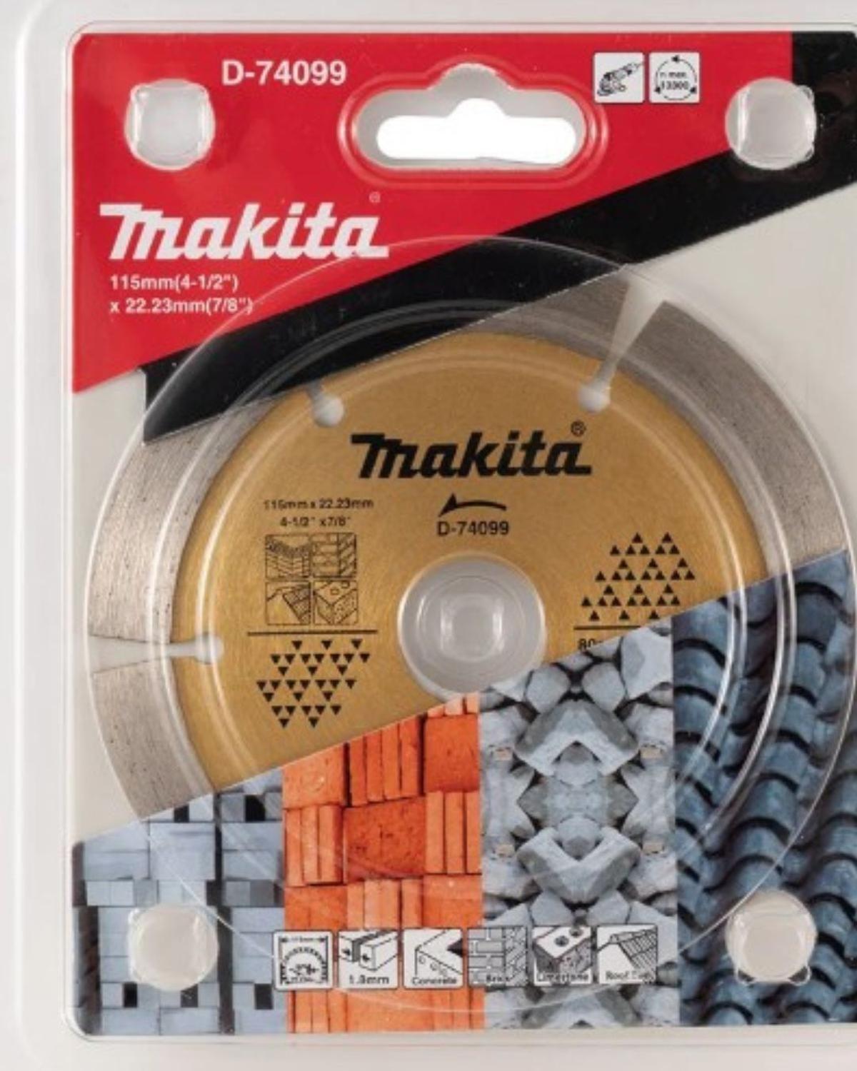 Disco Diamantado 115mm SEG/UNIVERSAL Makita D-74099-1