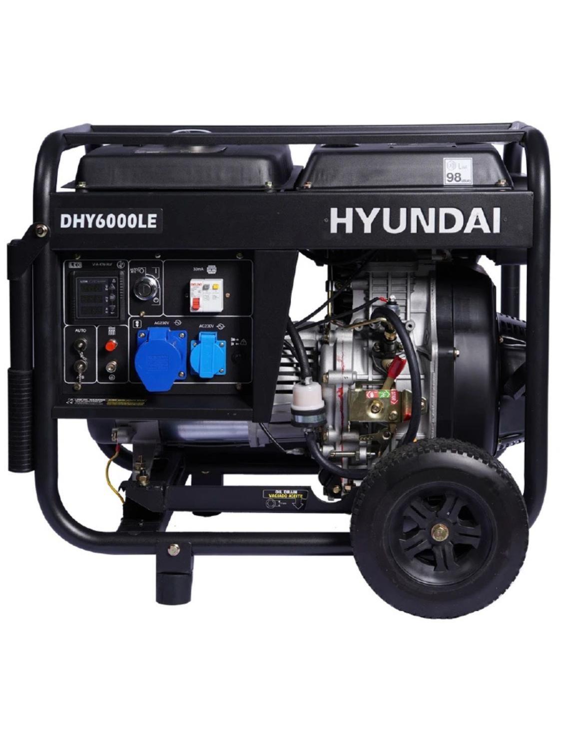Generador Diesel Hyundai 78dhy6000le - 5.500 W-0