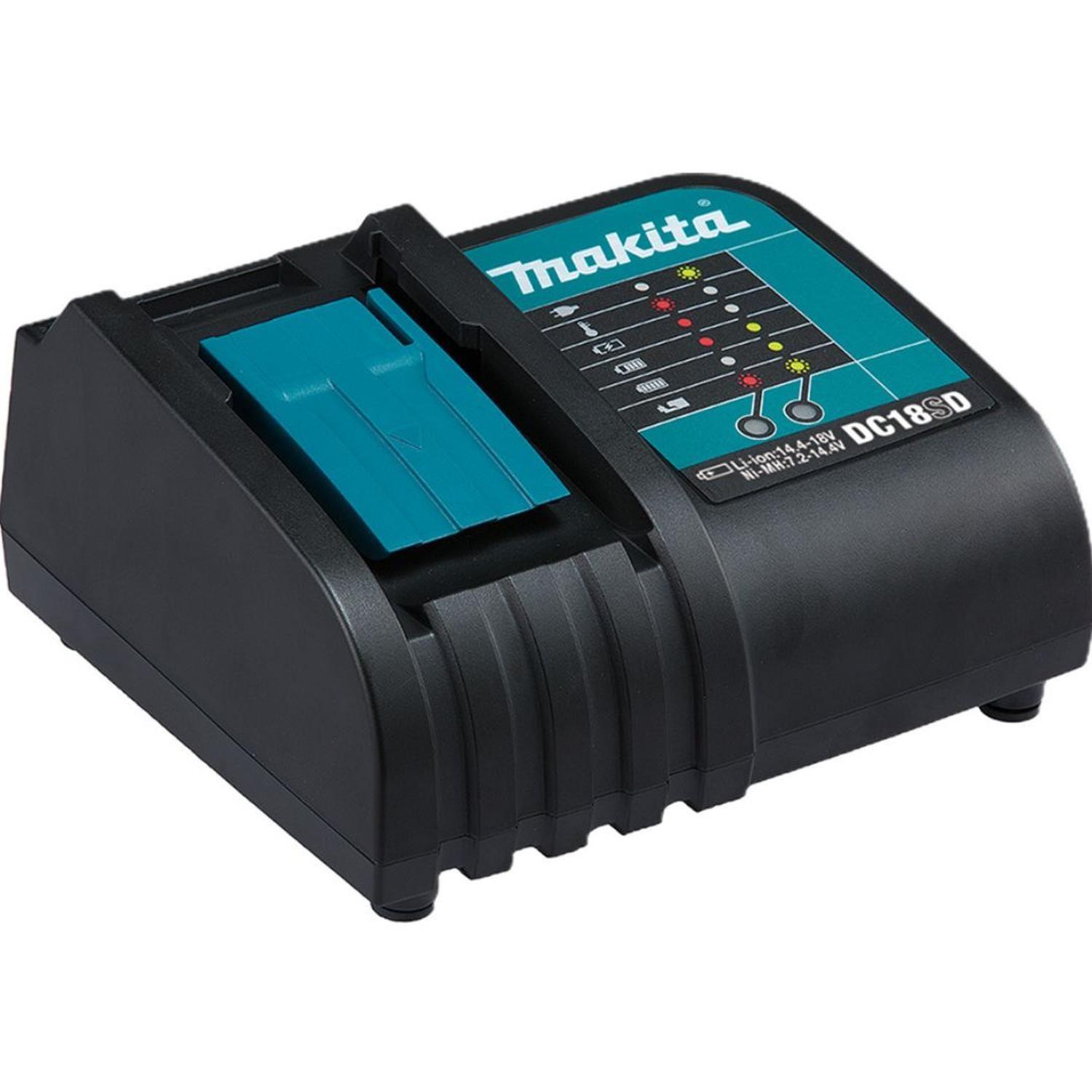 Kit Taladro Percutor + Atornillador Impac 18v Makita DLX2414YX7-3