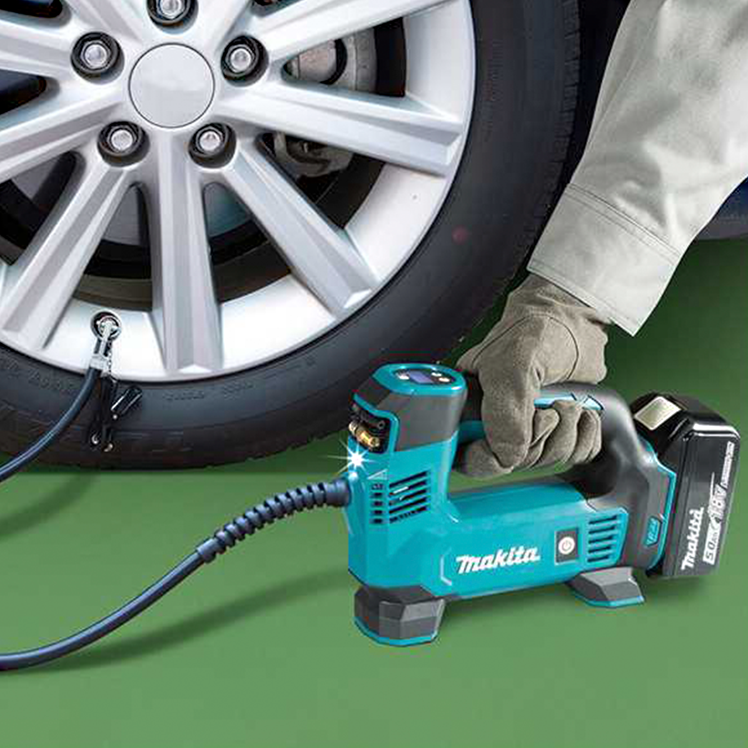Inflador Aire Inalámbrico 18v Makita Dmp180z Sin Baterias-2