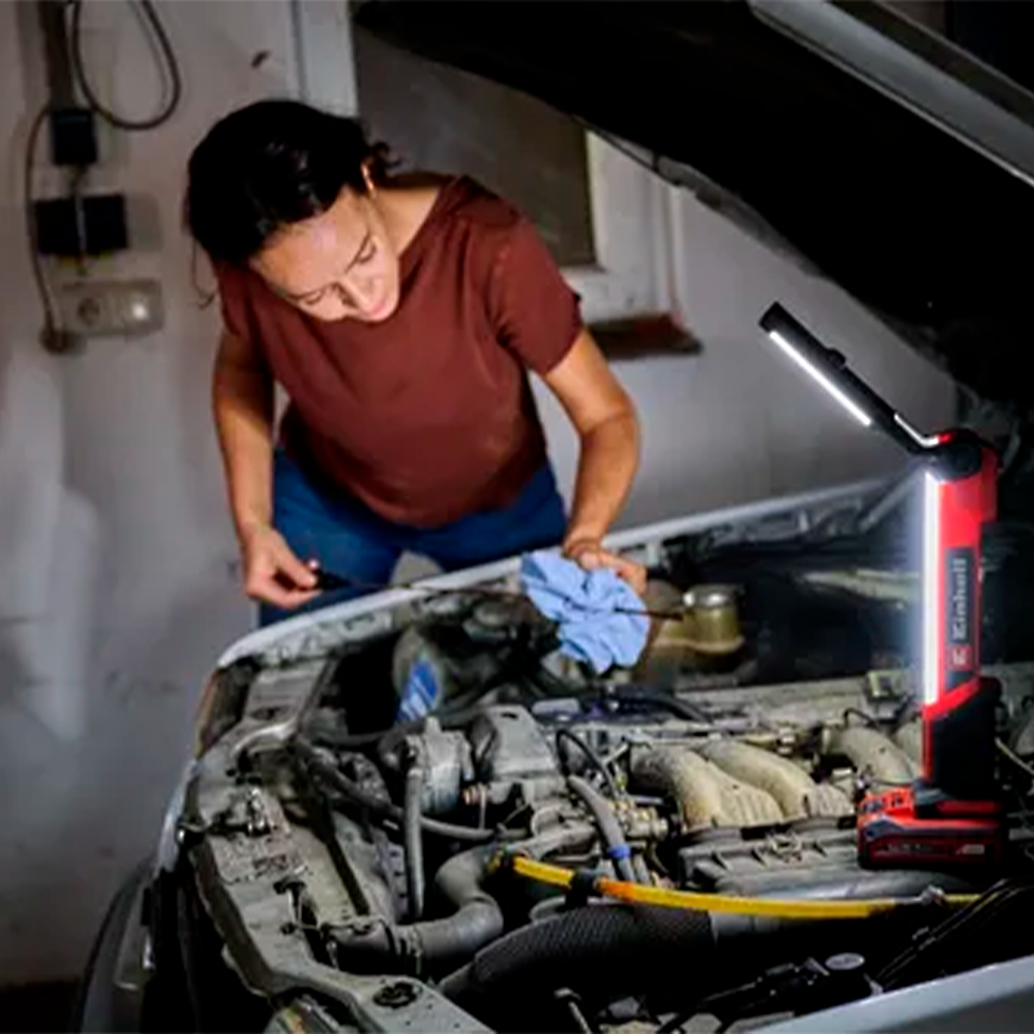 Linterna Inalámbrica Einhell TE-CL 18/1000 S Li Solo - Sin Baterías-2