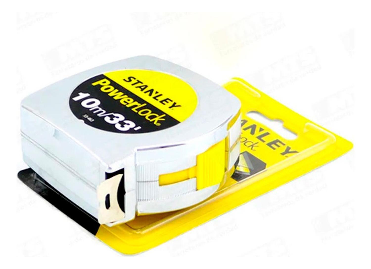 Huincha Medir 10 Mts Powerlock Stanley 33-463s-1