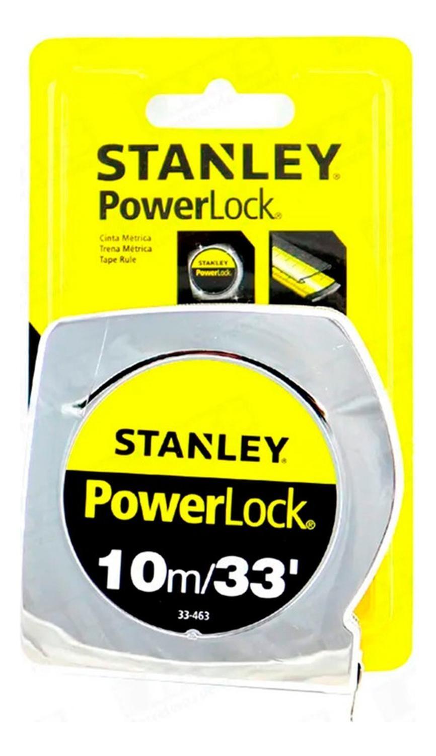 Huincha Medir 10 Mts Powerlock Stanley 33-463s-2