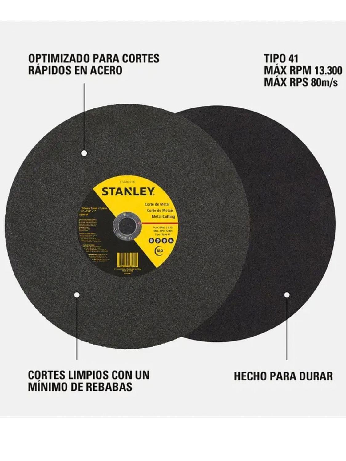Tronzadora Stanley SSC22 + 2 Discos STA8011R-4