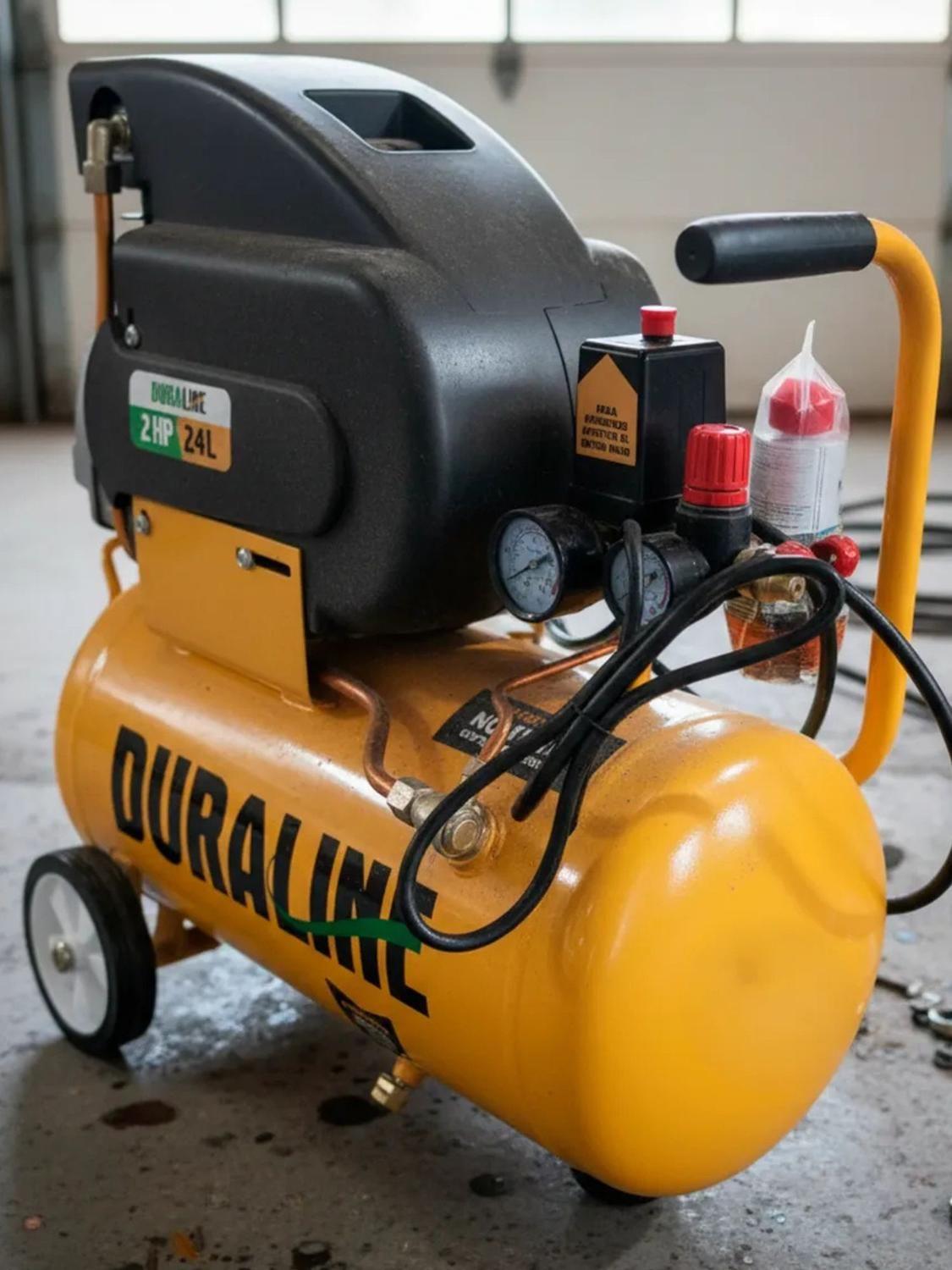 Compresor de Aire Duraline 24 Lts 2HP 220V 859-024-2