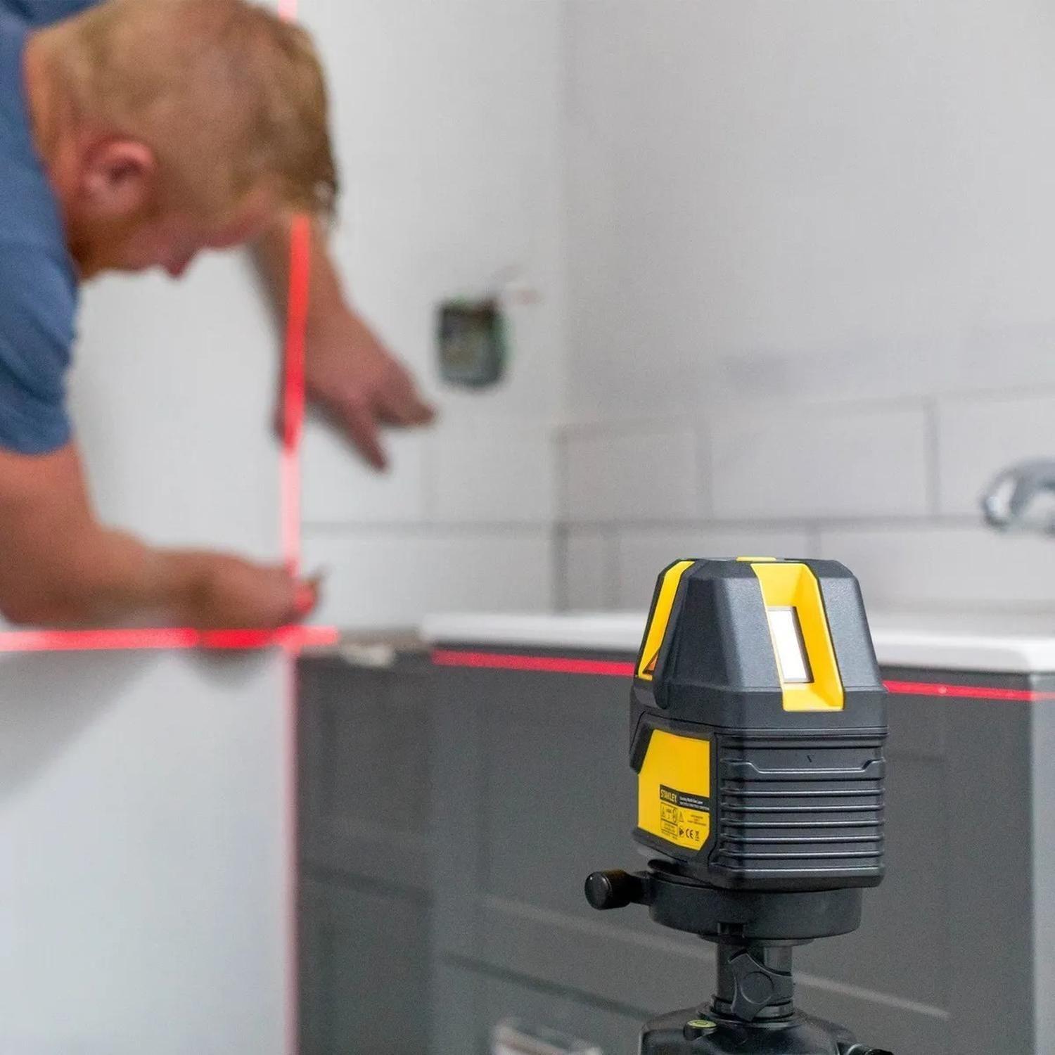 Kit Nivel Láser Multilínea 10m Stanley Stht77512-la-6