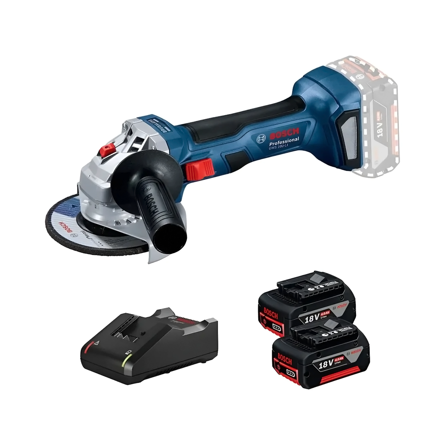 Kit Esmeril Inal Bosch GWS 180-Li - 2B-0