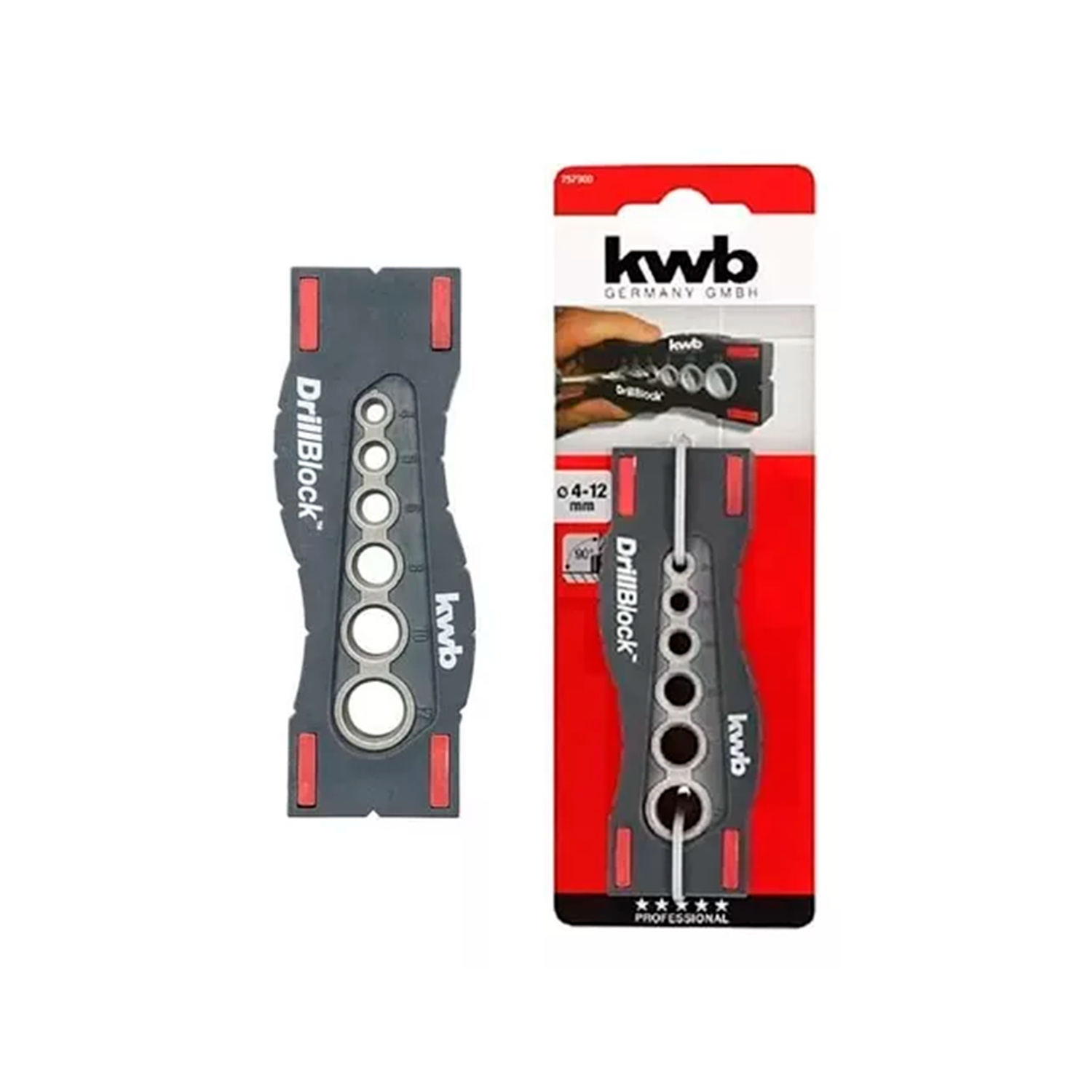 Plantilla de Perforación KWB 4-12MM - 757920-0