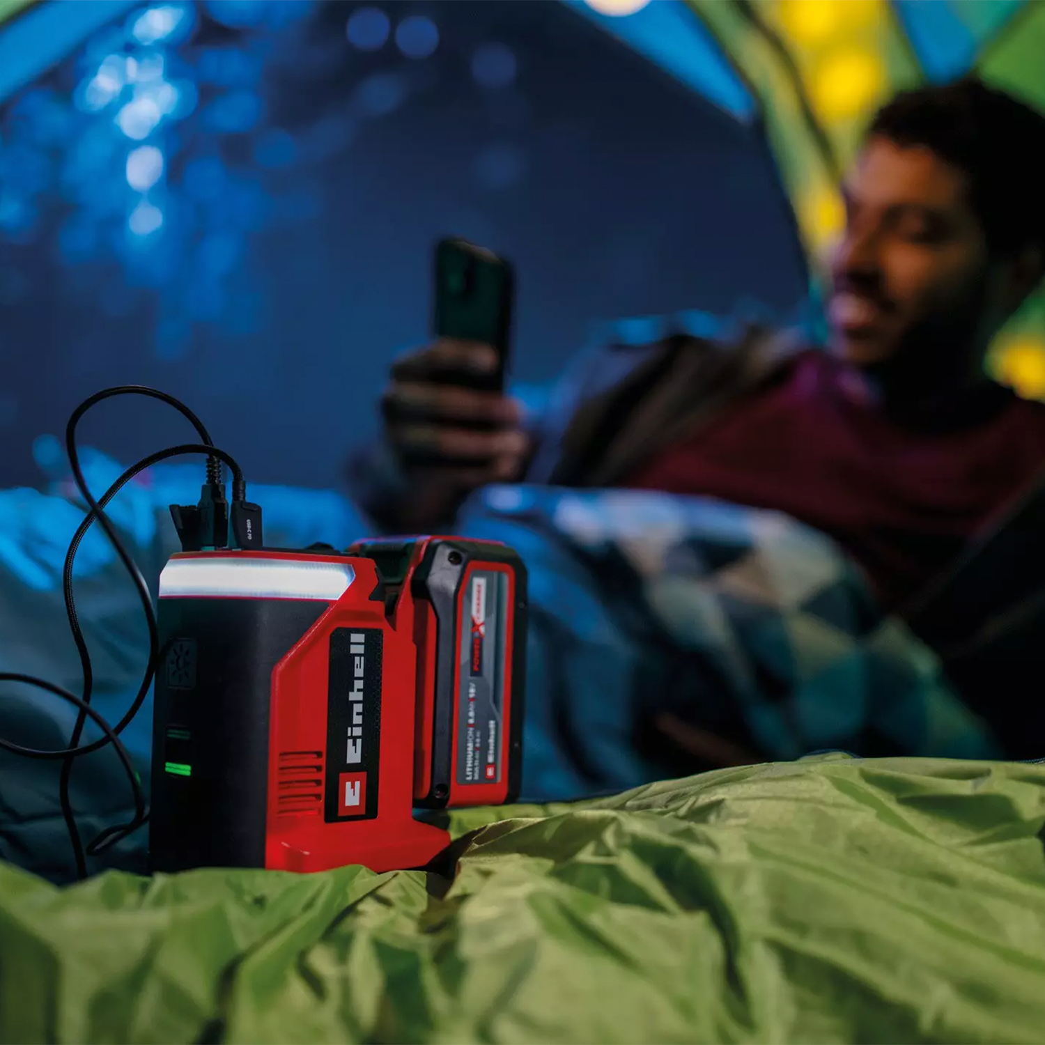 Estación de Carga Inalambrica Einhell TE-ES 18/150/1 Li-C - Sin Bat.-7