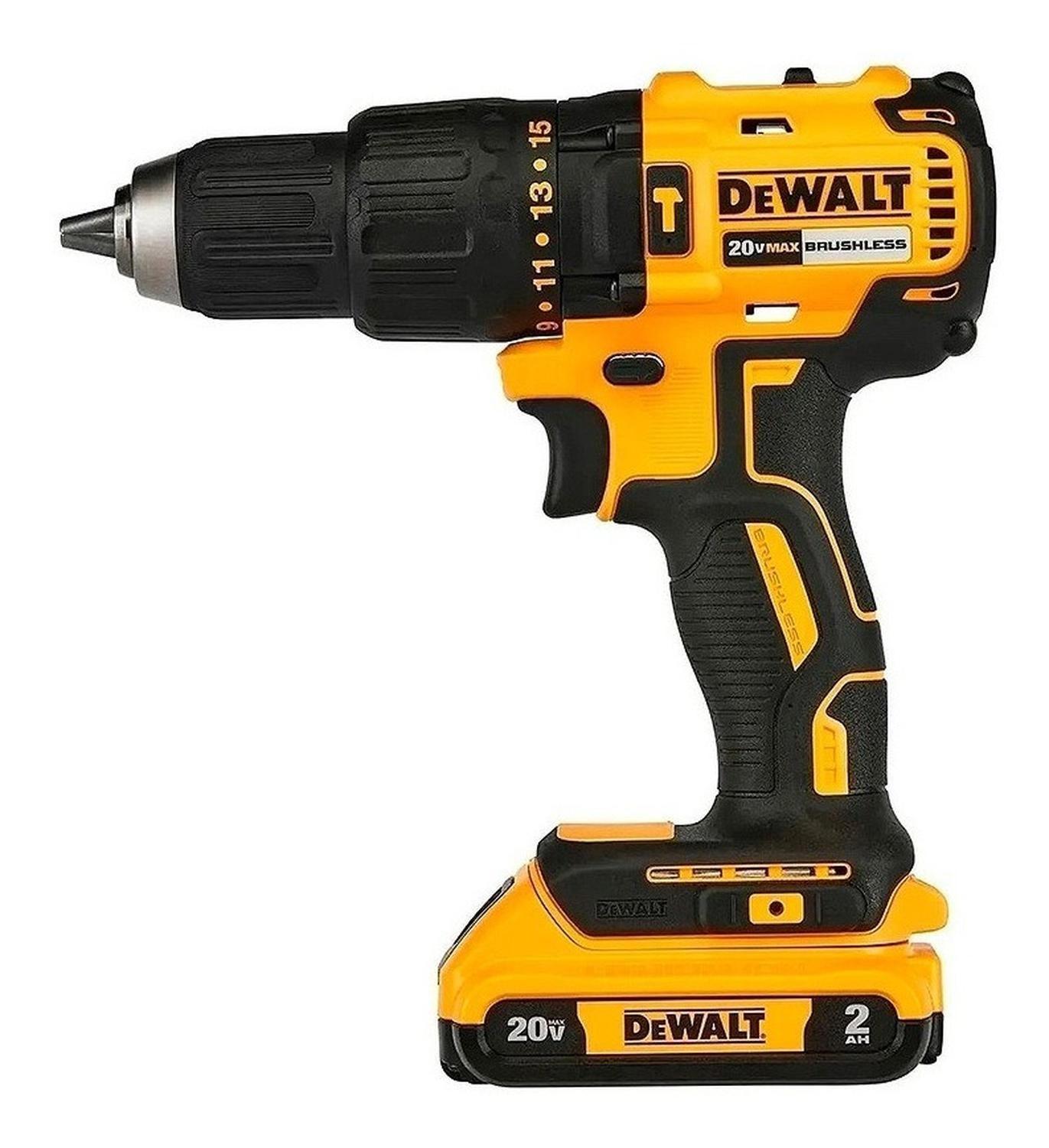 Kit Taladro Percutor Dewalt Dcd778d1 - 1 Batería-1