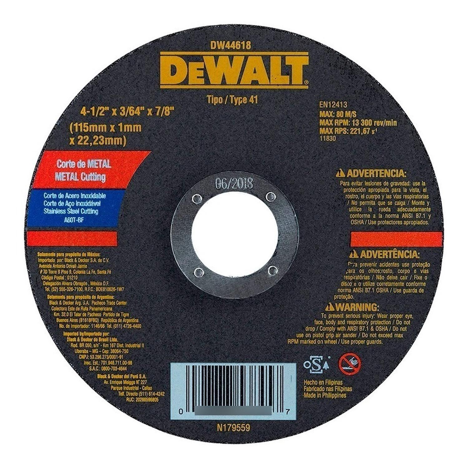 Esmeril Angular Dewalt Dwe4010 + 10 Discos De Corte-2