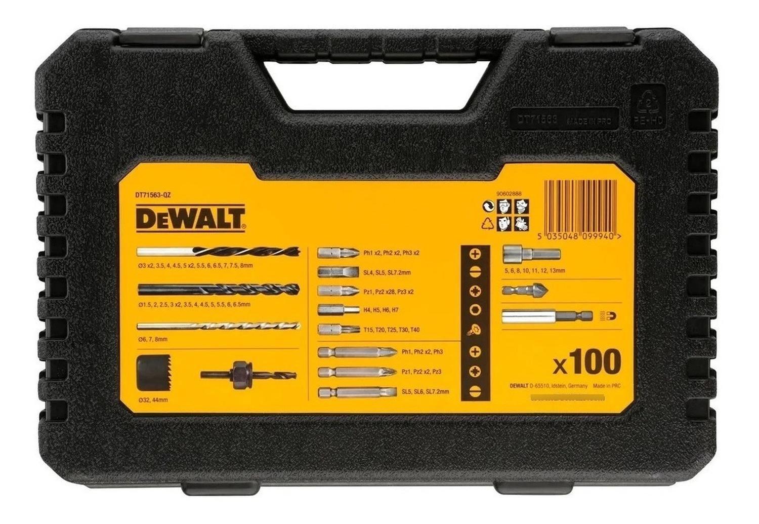Set 100 Piezas Taladrar Y Atornillar Dewalt Dt71563-qz-2