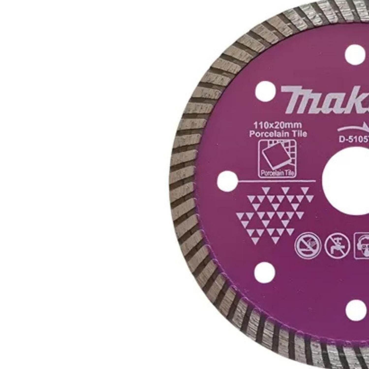 Disco Diamantado Porcelanato 110x20mm Turbo Makita D-51057-2