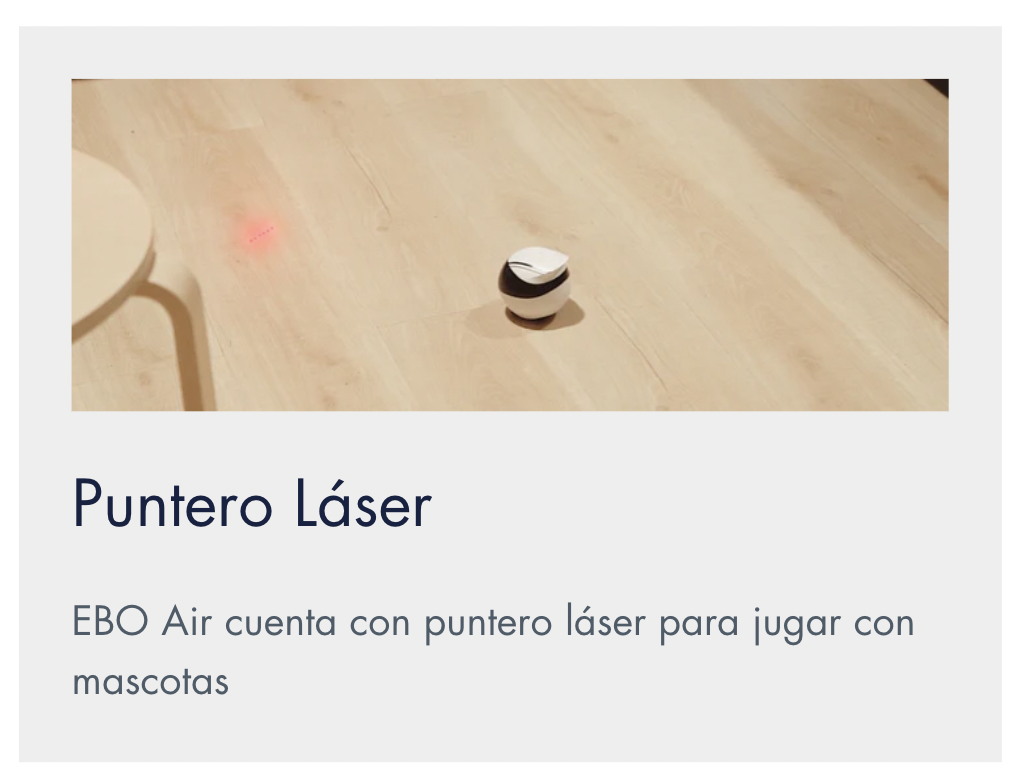 EBO AIR, robot cámara, compañero inteligente-7