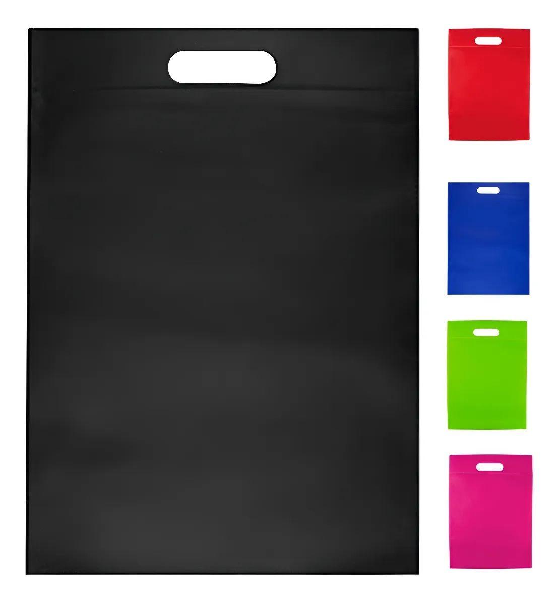 PACK DE 50 BOLSAS ECOLOGICAS FUCSIA DE 20X25CM -2