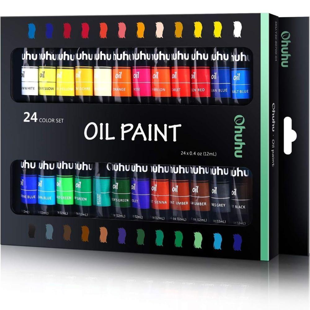 OHUHU SET DE 24 PINTURA AL ÓLEO-0