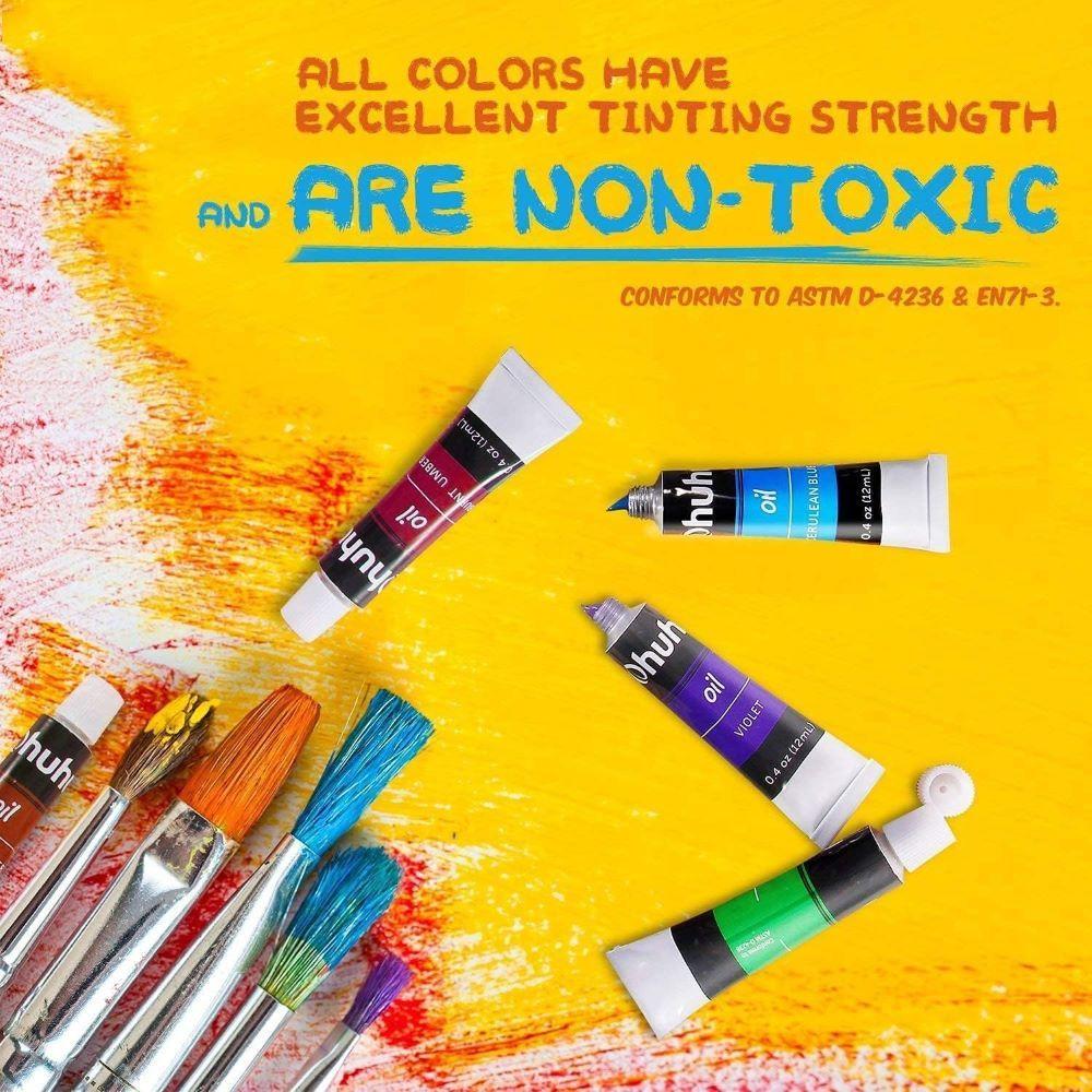 OHUHU SET DE 24 PINTURA AL ÓLEO-2