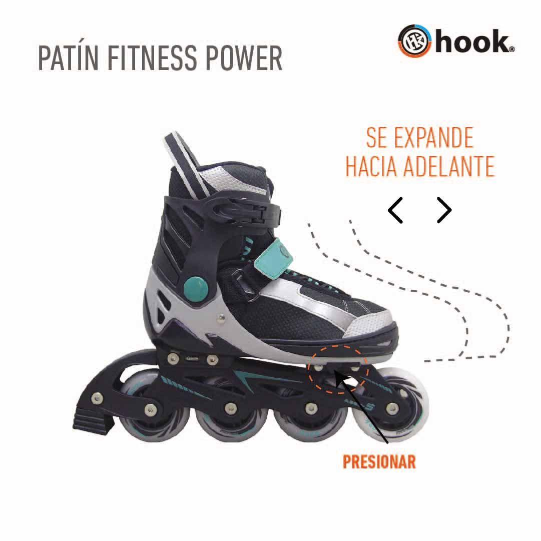 Hk-103- Patin En Línea Power Green Hook-5