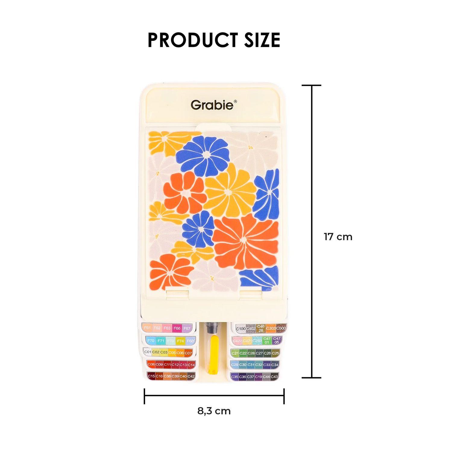 Grabie Set de Acuarela Plegable de 56 colores con Pincel-2