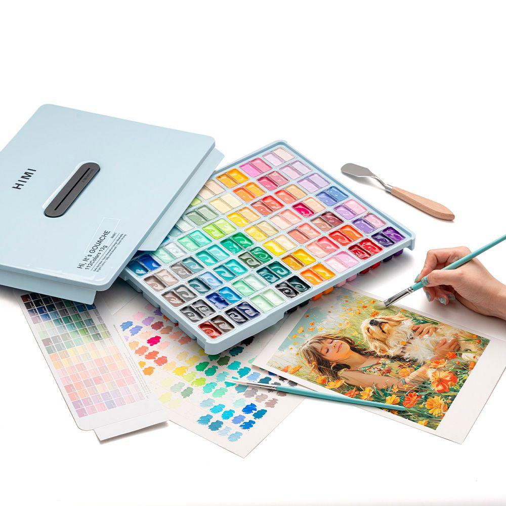 Set de pintura himi gouache 112colores, 12g-6