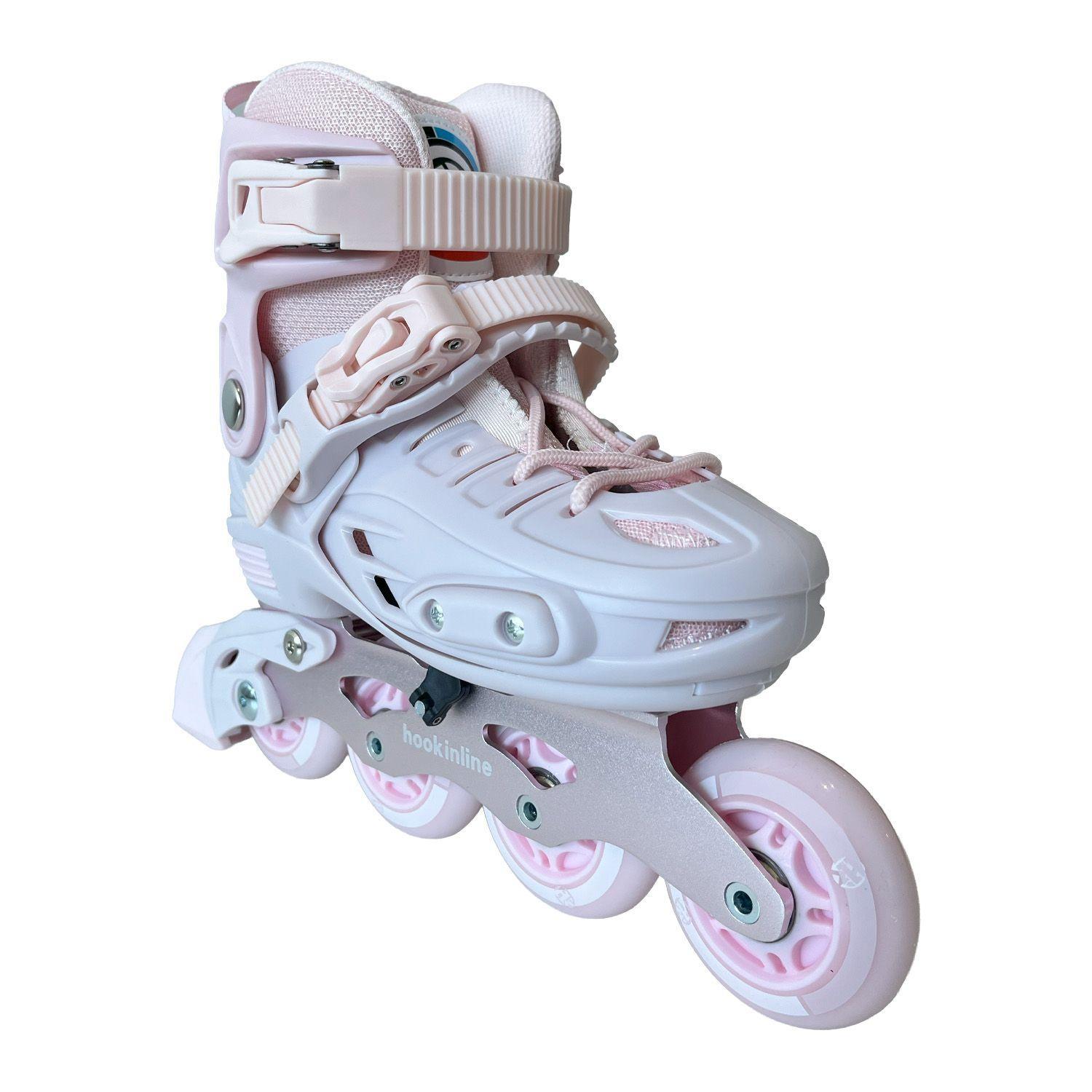 Patines en Linea Extensibles Hook Mijak Pastel Pink-2