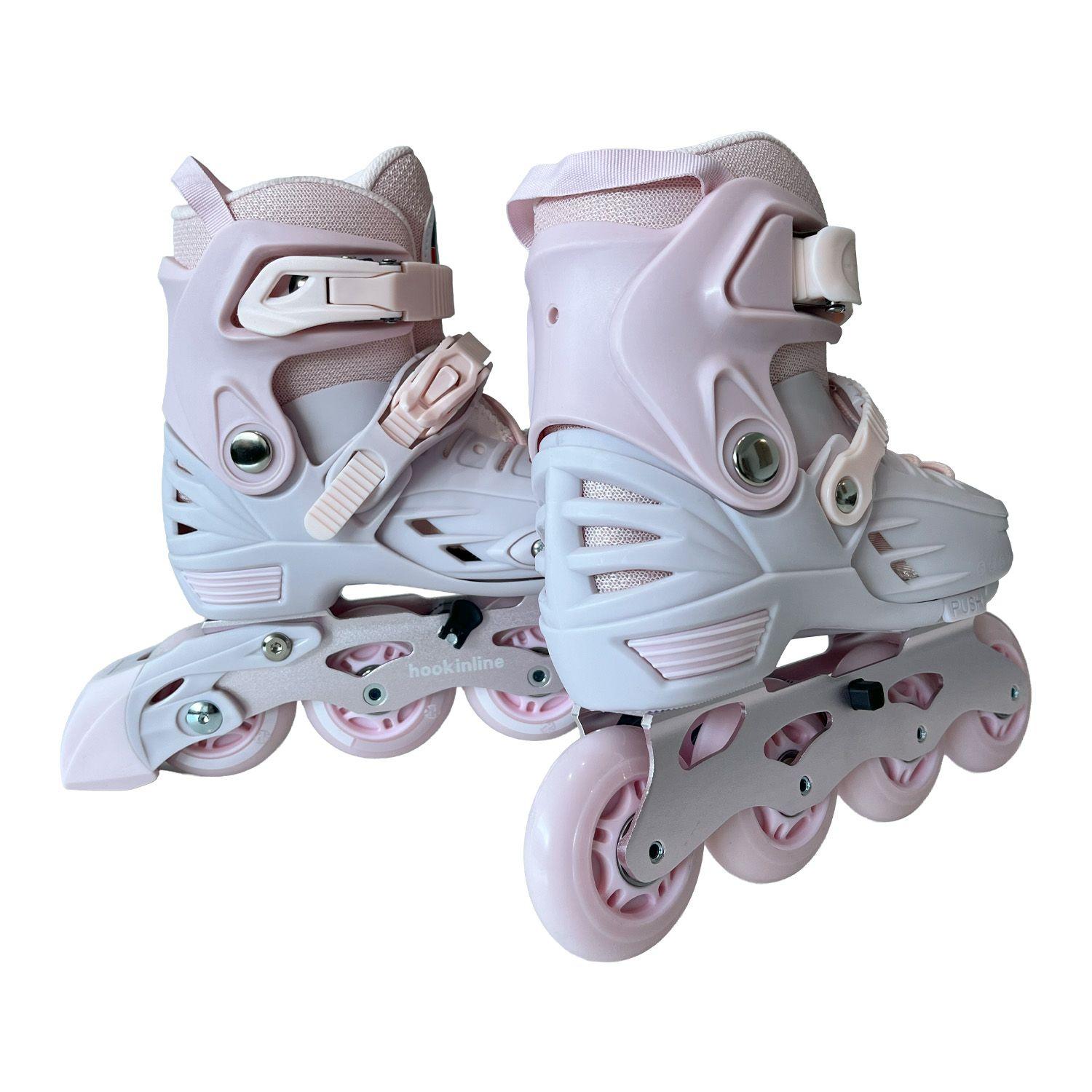 Patines en Linea Extensibles Hook Mijak Pastel Pink-3