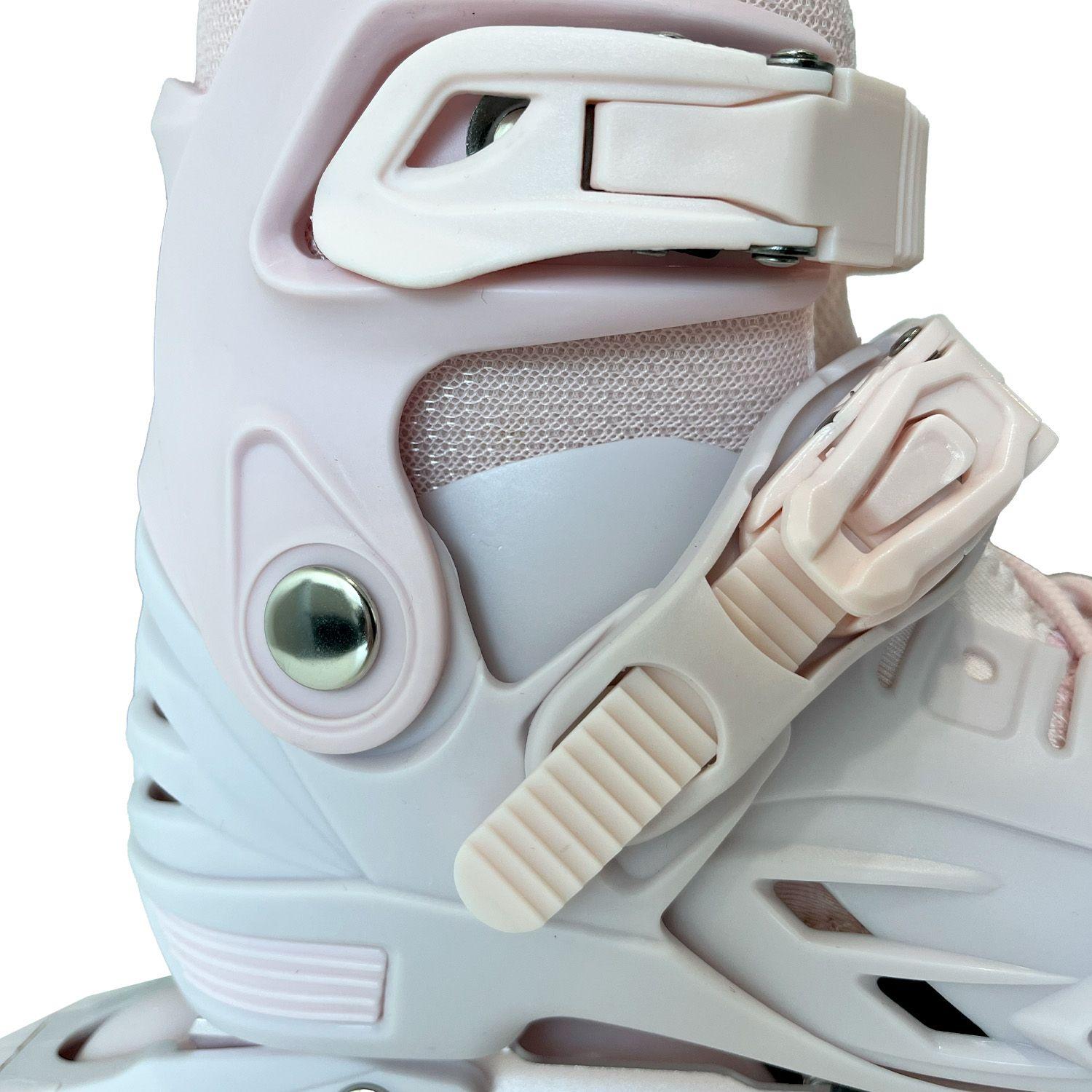Patines en Linea Extensibles Hook Mijak Pastel Pink-4