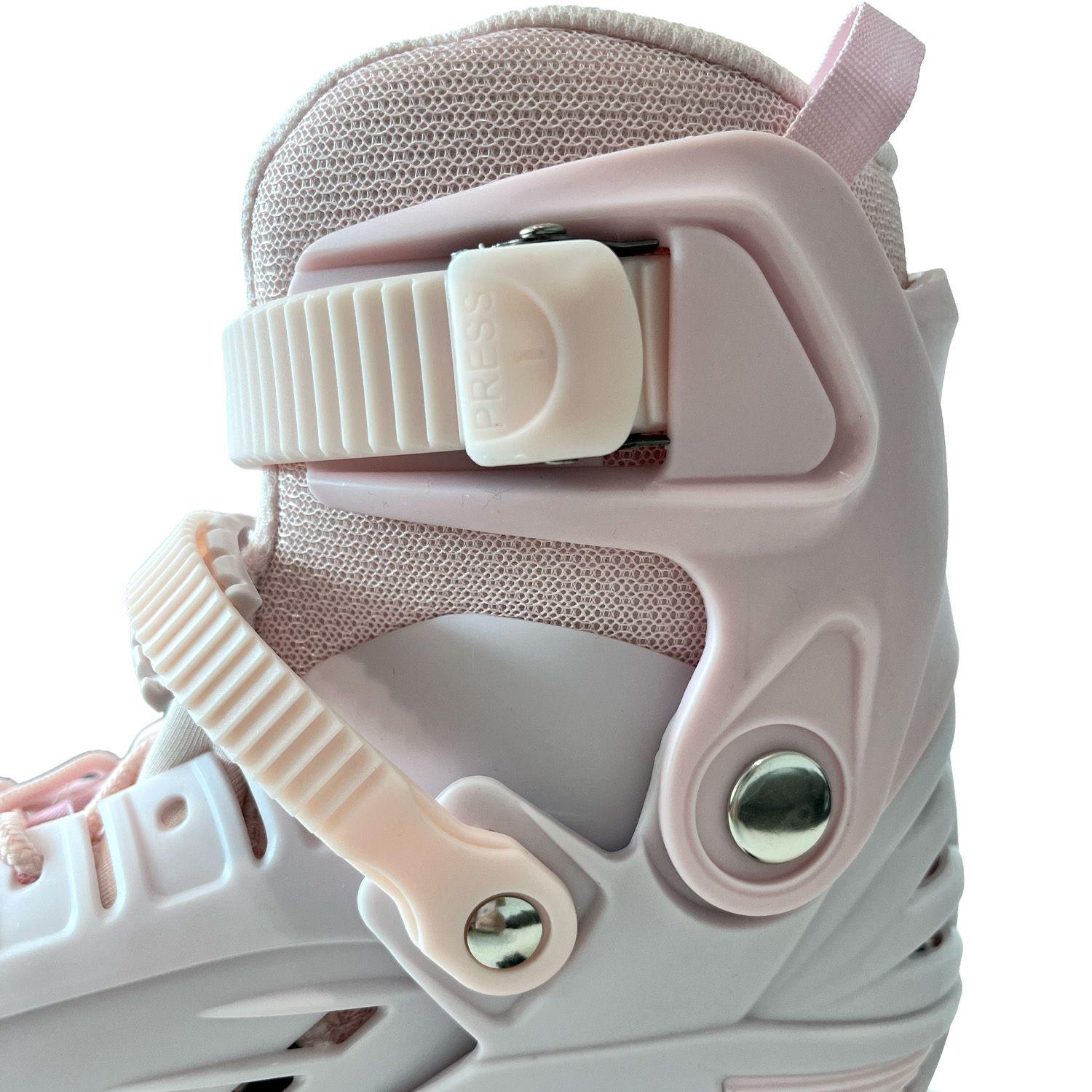 Patines en Linea Extensibles Hook Mijak Pastel Pink-5