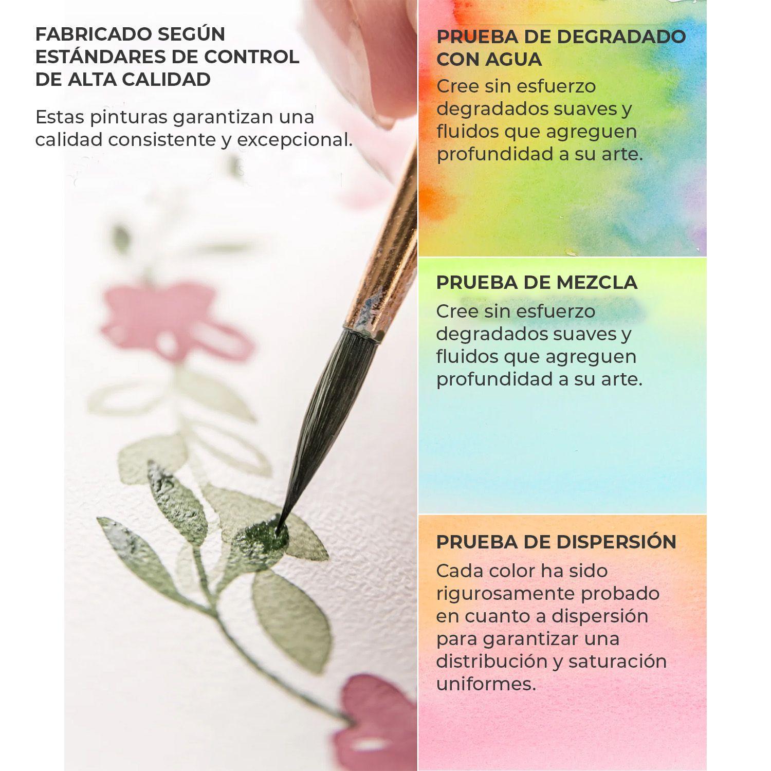 Grabie Set de Acuarelas Premium todo en uno 100 colores-5