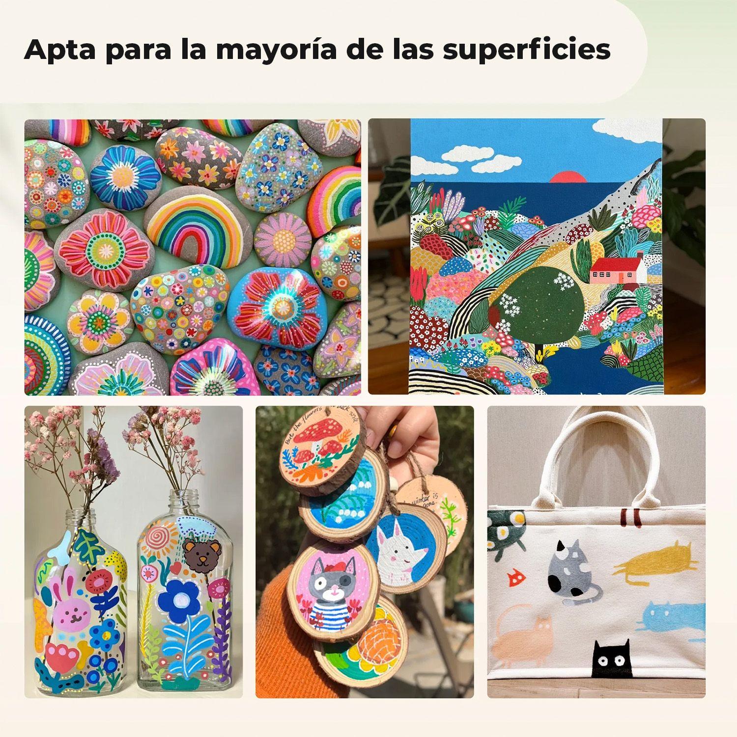 Arrtx 90 Marcadores Acrílicos Punta Pincel 90A-5